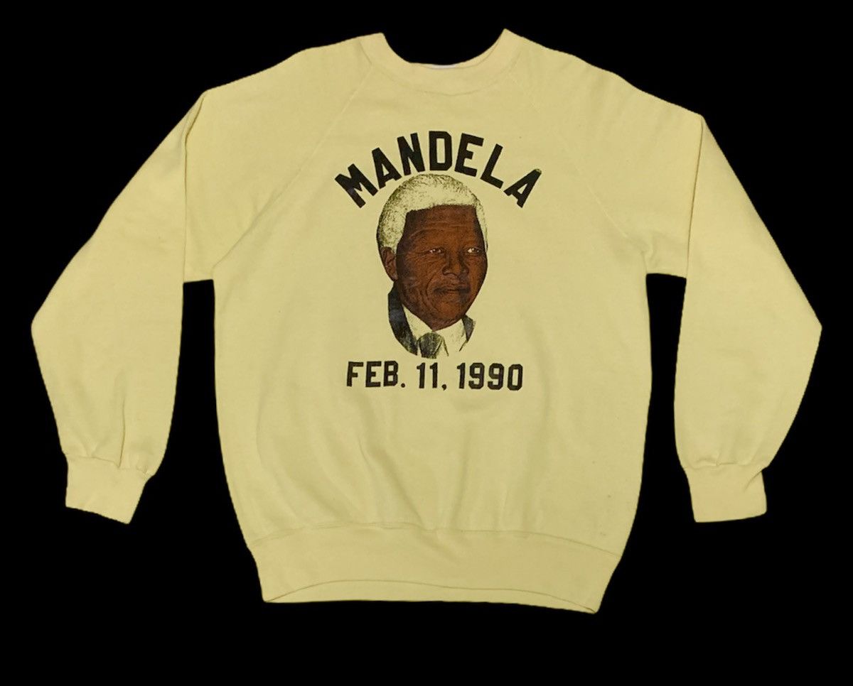 Rare Vintage Bob Marley Mandela Malcolm X Sweatshirt 1990s