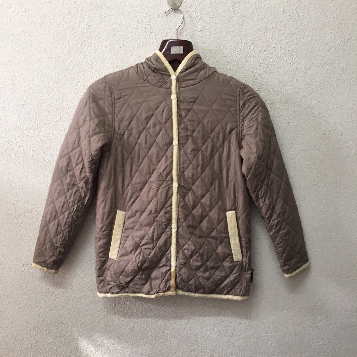 Zootie Des Sucettes Quilted Light Puffer Button Jacket