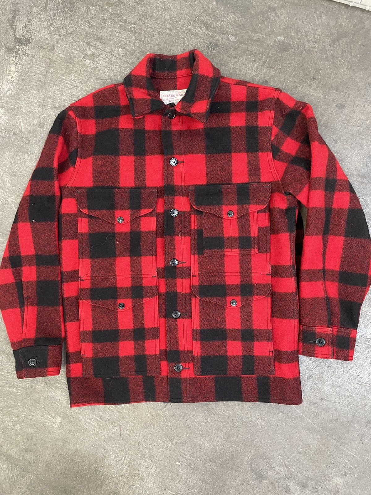 Filson Vintage FILSON Wool Buffalo Plaid Mackinaw Cruiser | Grailed