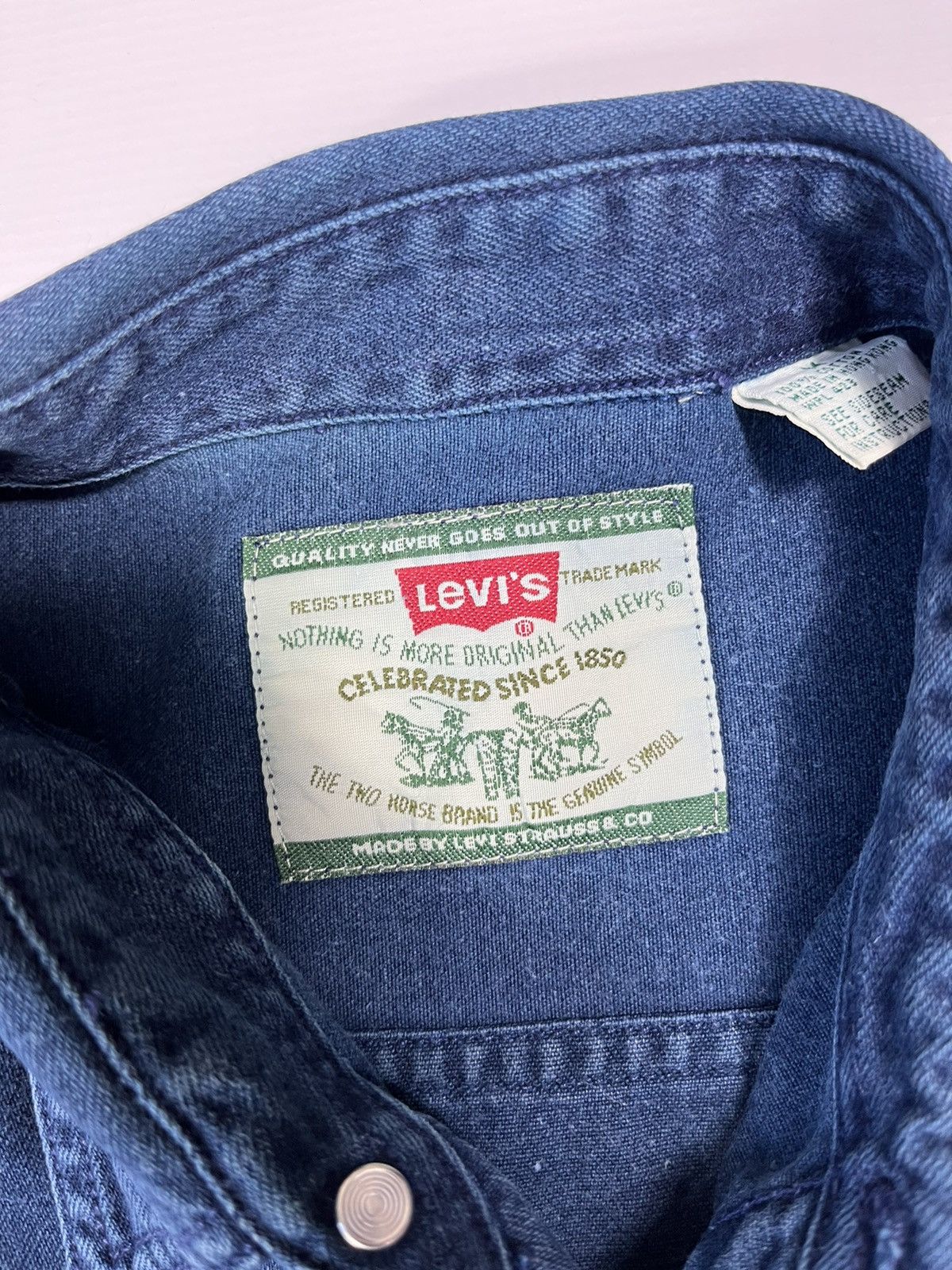 Levi's × Levi's Vintage Clothing Levis jeans shirt Size US M / EU 48-50 / 2 - 6 Thumbnail
