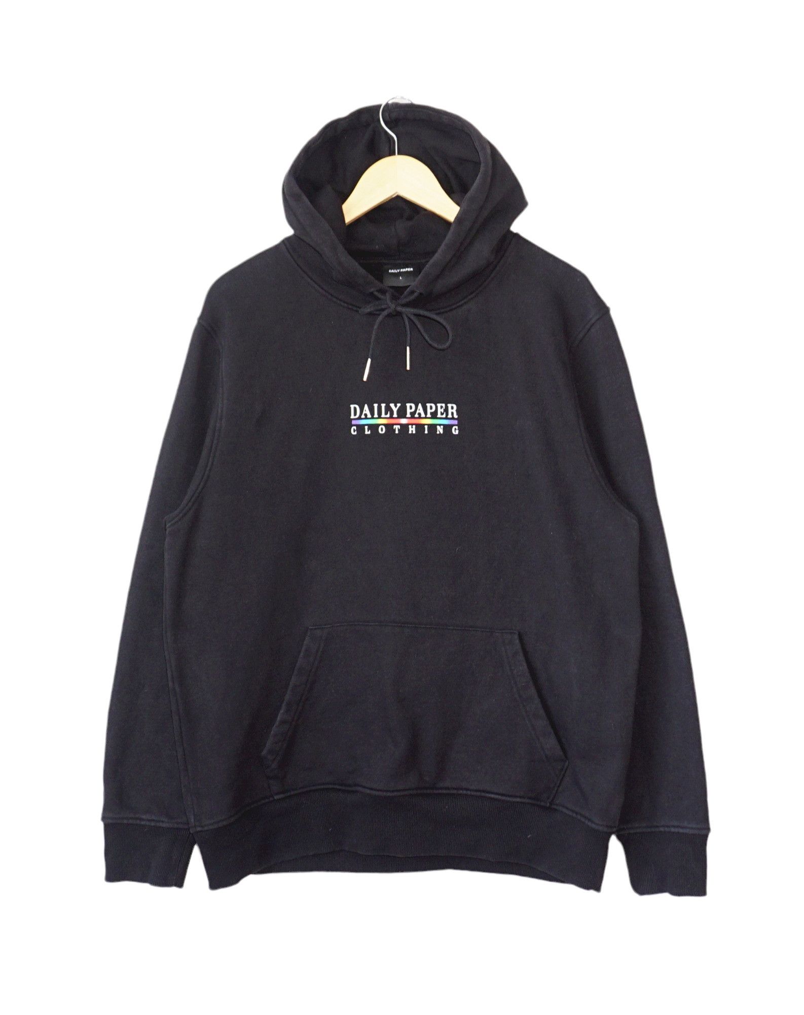 Daily Paper × Streetwear Daily Paper Hoodie Black | Grailed