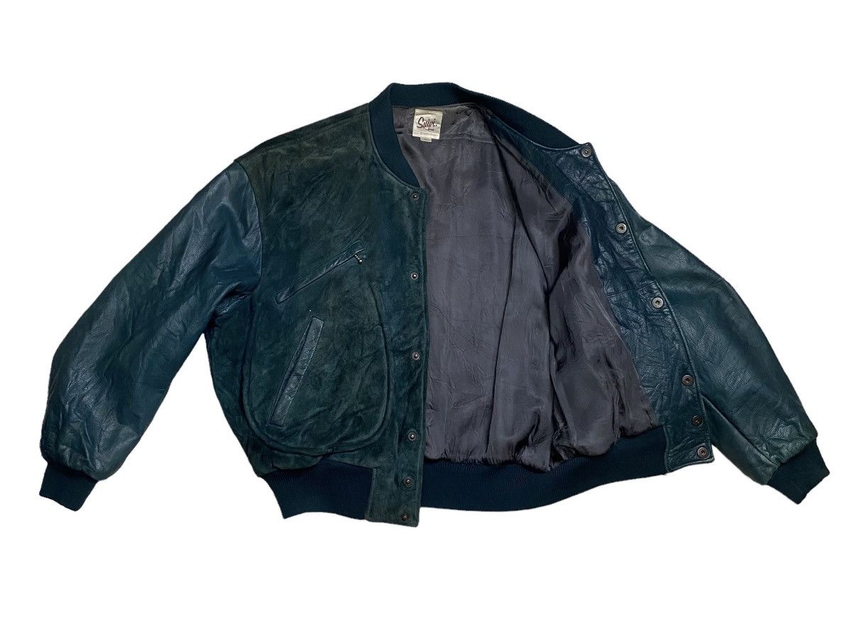 Vintage Suivi Homme vintage Varsity leather jacket Size US M / EU 48-50 / 2 - 6 Thumbnail