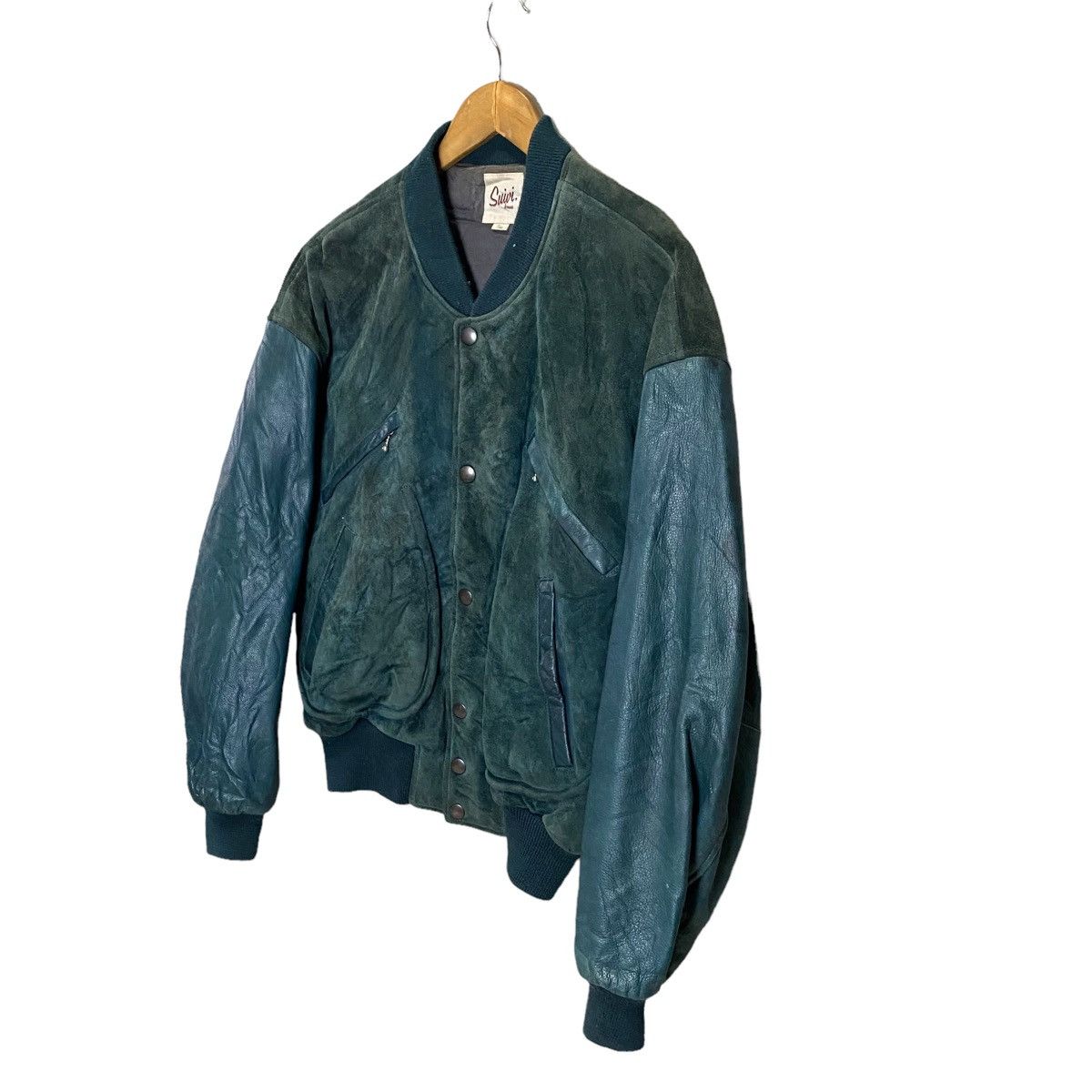 Vintage Suivi Homme vintage Varsity leather jacket Size US M / EU 48-50 / 2 - 4 Thumbnail