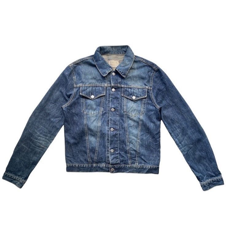 Helmut Lang Helmut Lang Archive Vintage Dark Denim Trucker Jacket Size US M / EU 48-50 / 2 - 1 Thumbnail