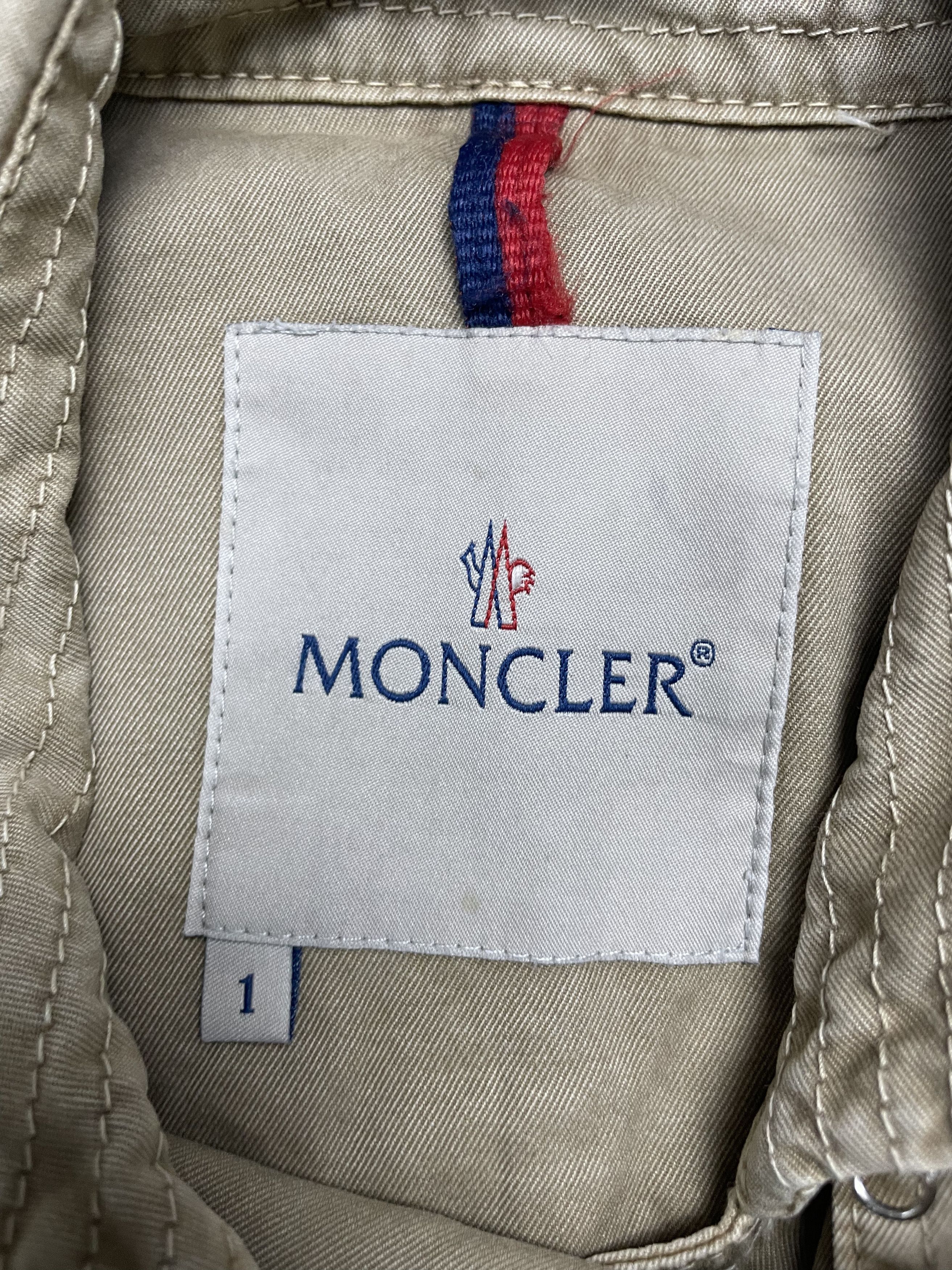 Moncler × Vintage Moncler Vintage Trench Coat Jacket Size S / US 4 / IT 40 - 2 Thumbnail