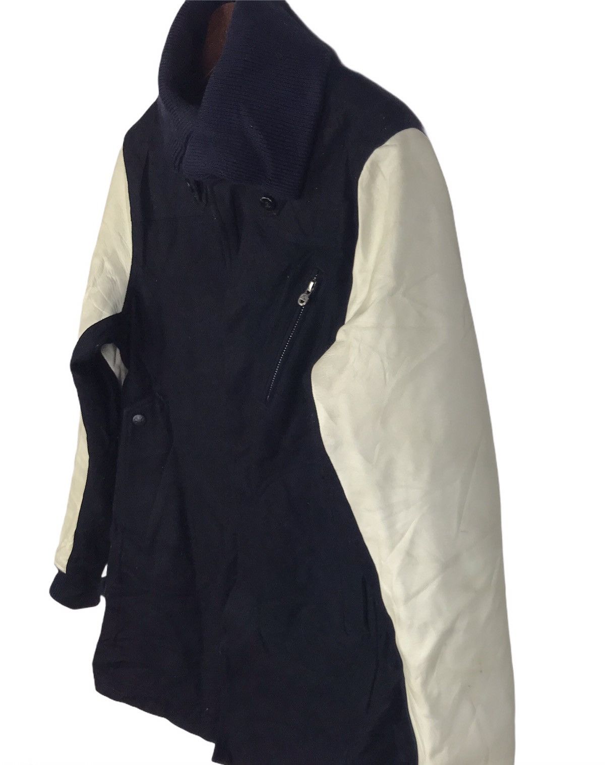 Vintage × White Mountaineering White Mountaineering Wool Leather Jacket Size US M / EU 48-50 / 2 - 4 Thumbnail