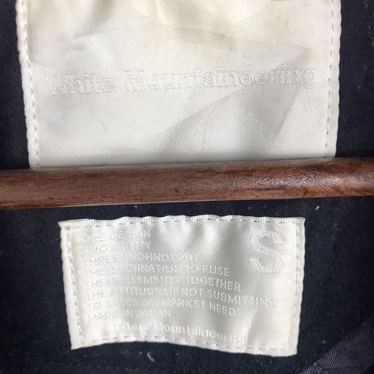 Vintage × White Mountaineering White Mountaineering Wool Leather Jacket Size US M / EU 48-50 / 2 - 2 Thumbnail