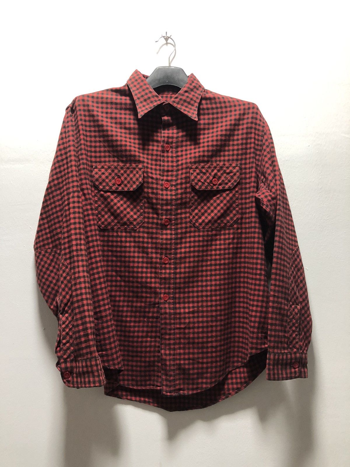 Engineered Garments × Flannel × Nepenthes NEPENTHES Flannel Shirt Double Pocket Plaid Japan Made Size US S / EU 44-46 / 1 - 1 Thumbnail