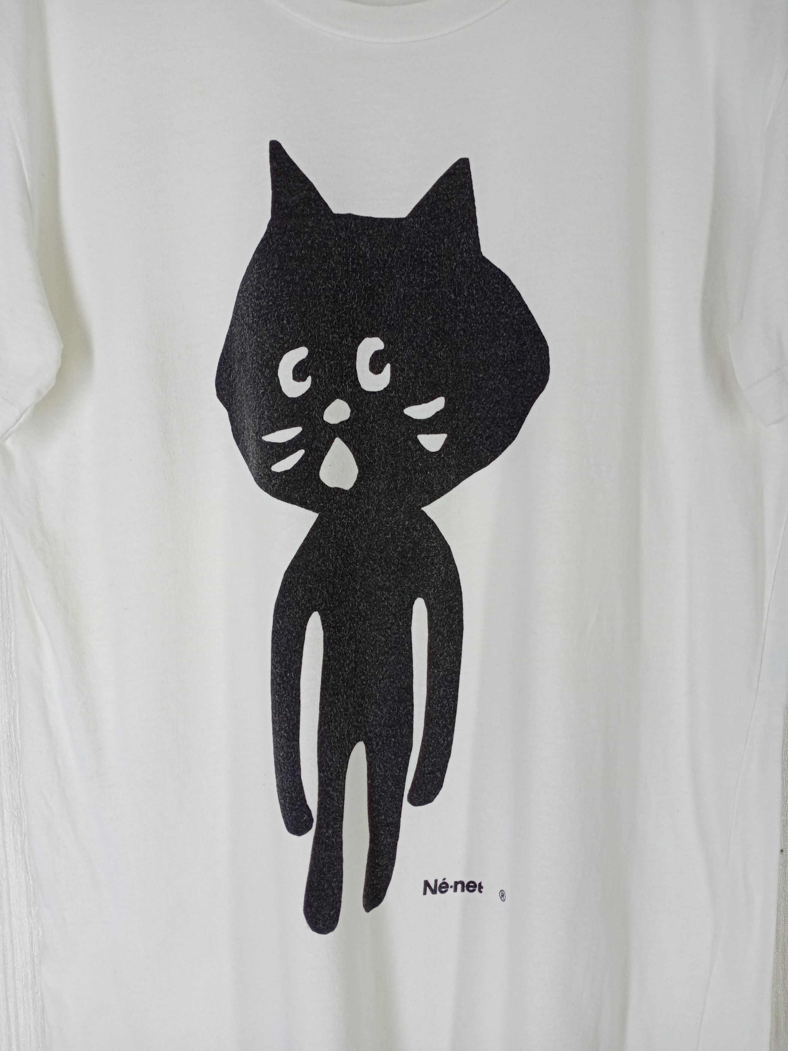 Issey Miyake Rare Vintage Ne net Issey Miyake Big Logo White Tshirt Size US M / EU 48-50 / 2 - 4 Thumbnail