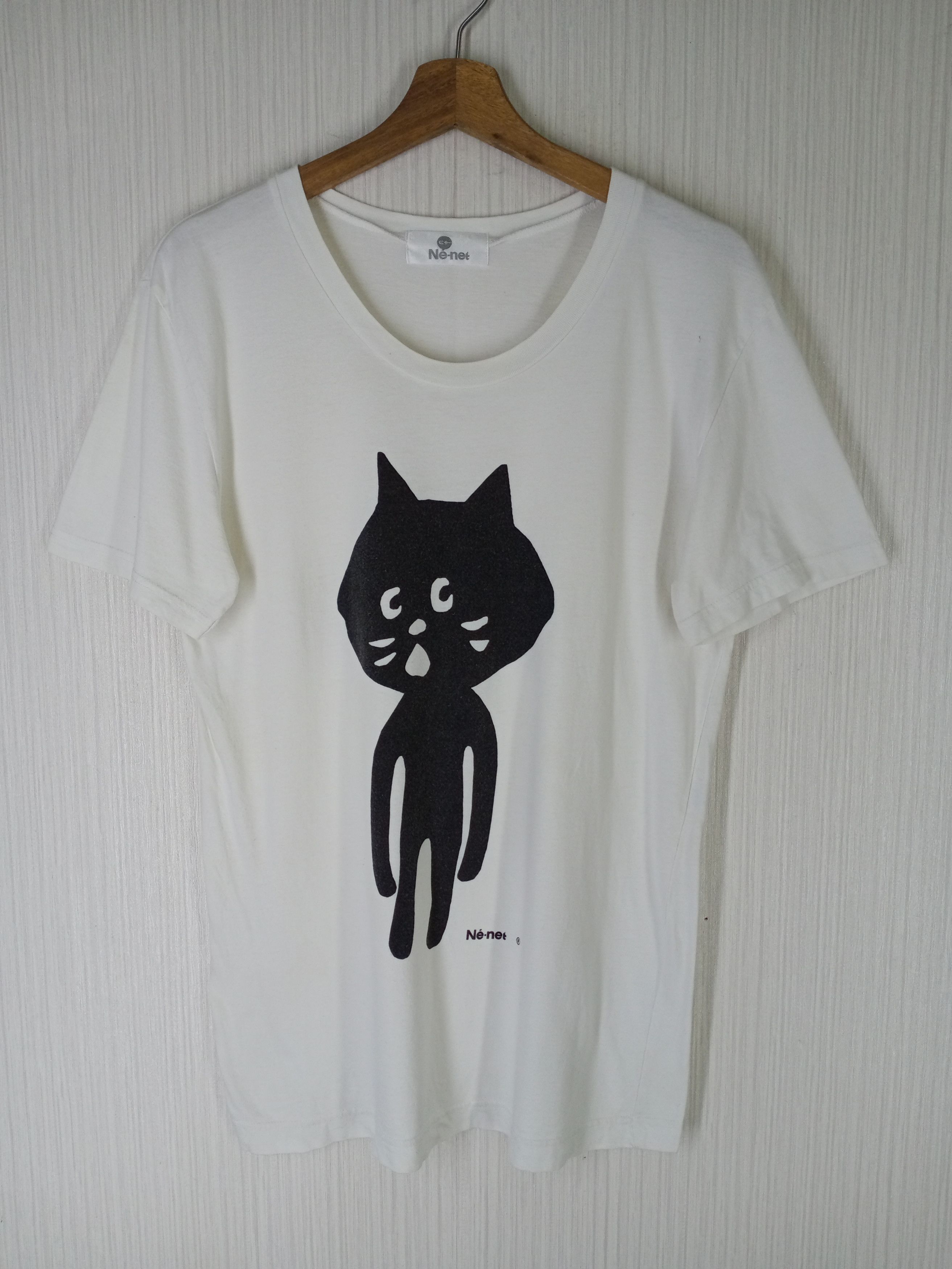 Issey Miyake Rare Vintage Ne net Issey Miyake Big Logo White Tshirt Size US M / EU 48-50 / 2 - 1 Thumbnail
