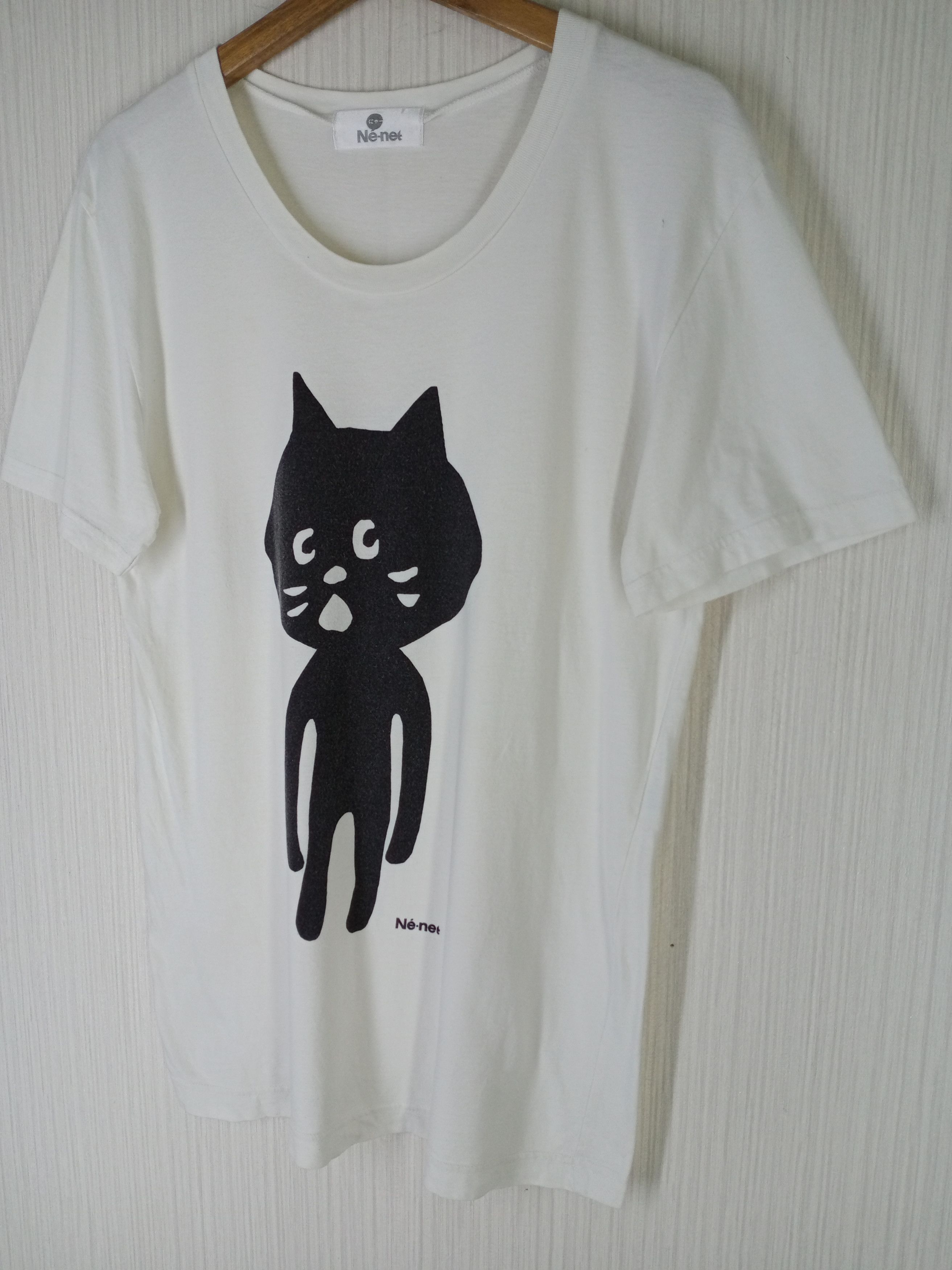 Issey Miyake Rare Vintage Ne net Issey Miyake Big Logo White Tshirt Size US M / EU 48-50 / 2 - 3 Thumbnail