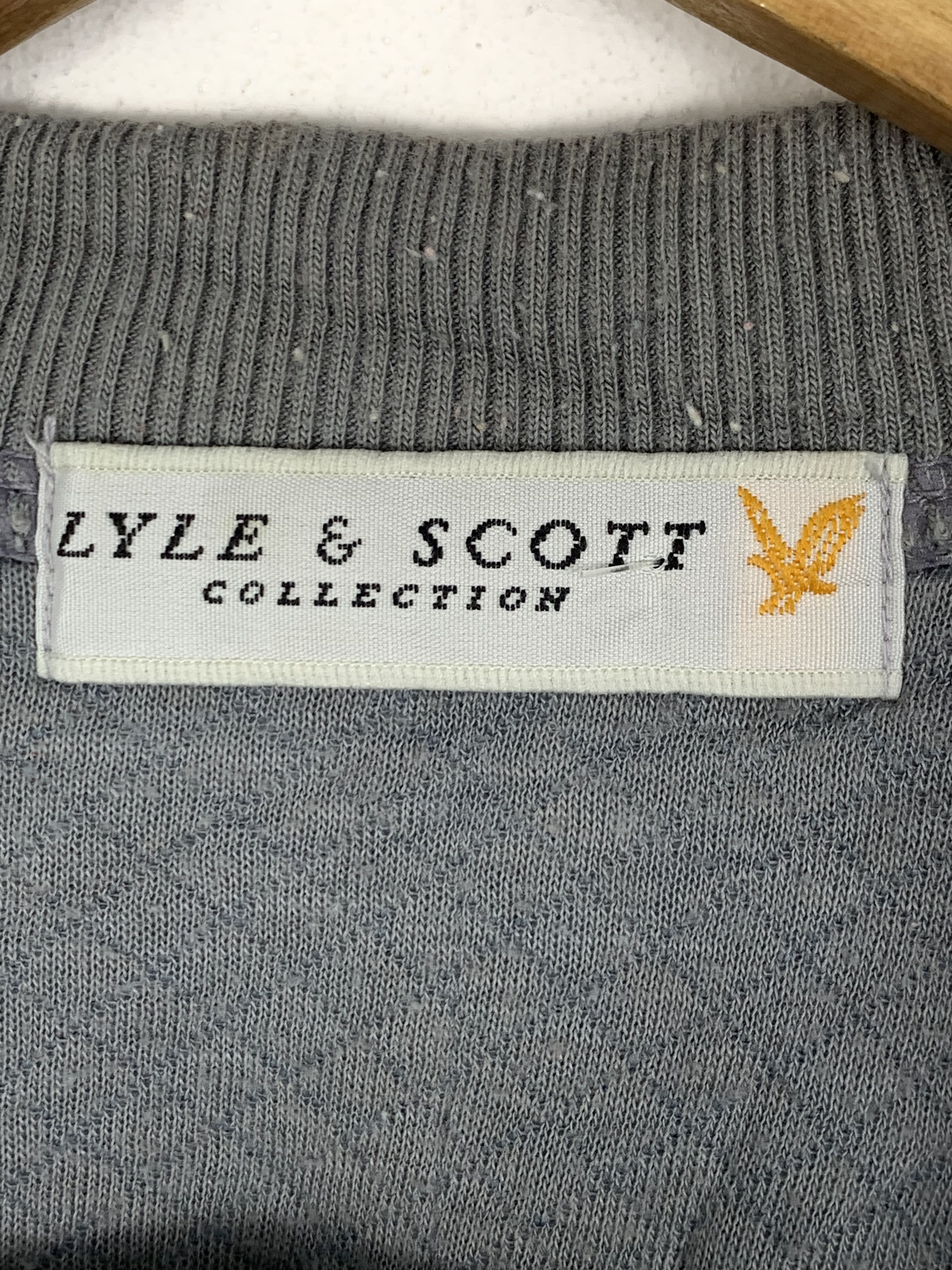 Lyle & Scott Vintage Lyle & Scott Shadow Sweatshirt Pullover J1374 Size US M / EU 48-50 / 2 - 9 Thumbnail