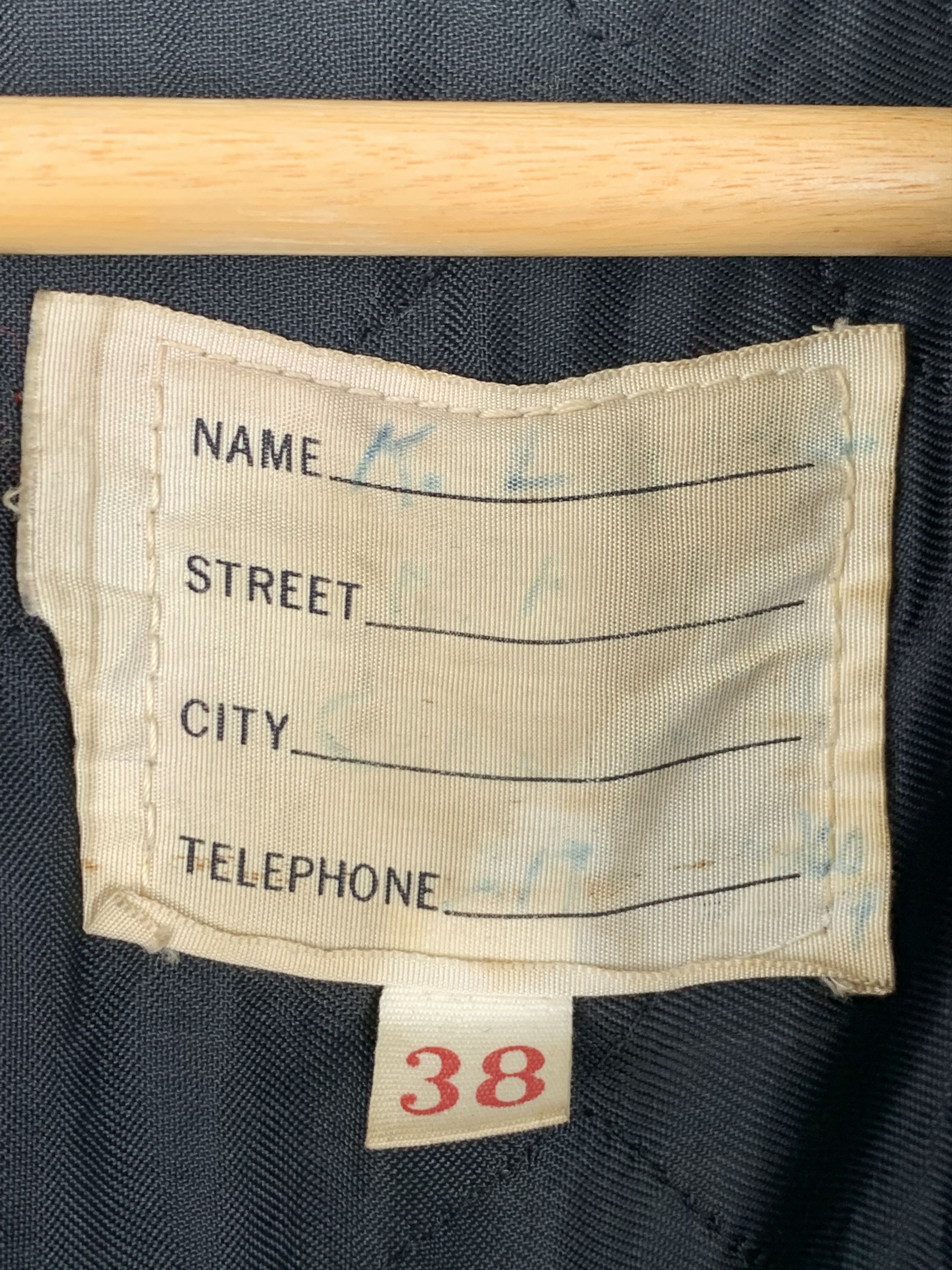Vintage Vintage 70s Leather Wool Varsity Jacket Blue V0512 Size US M / EU 48-50 / 2 - 11 Thumbnail