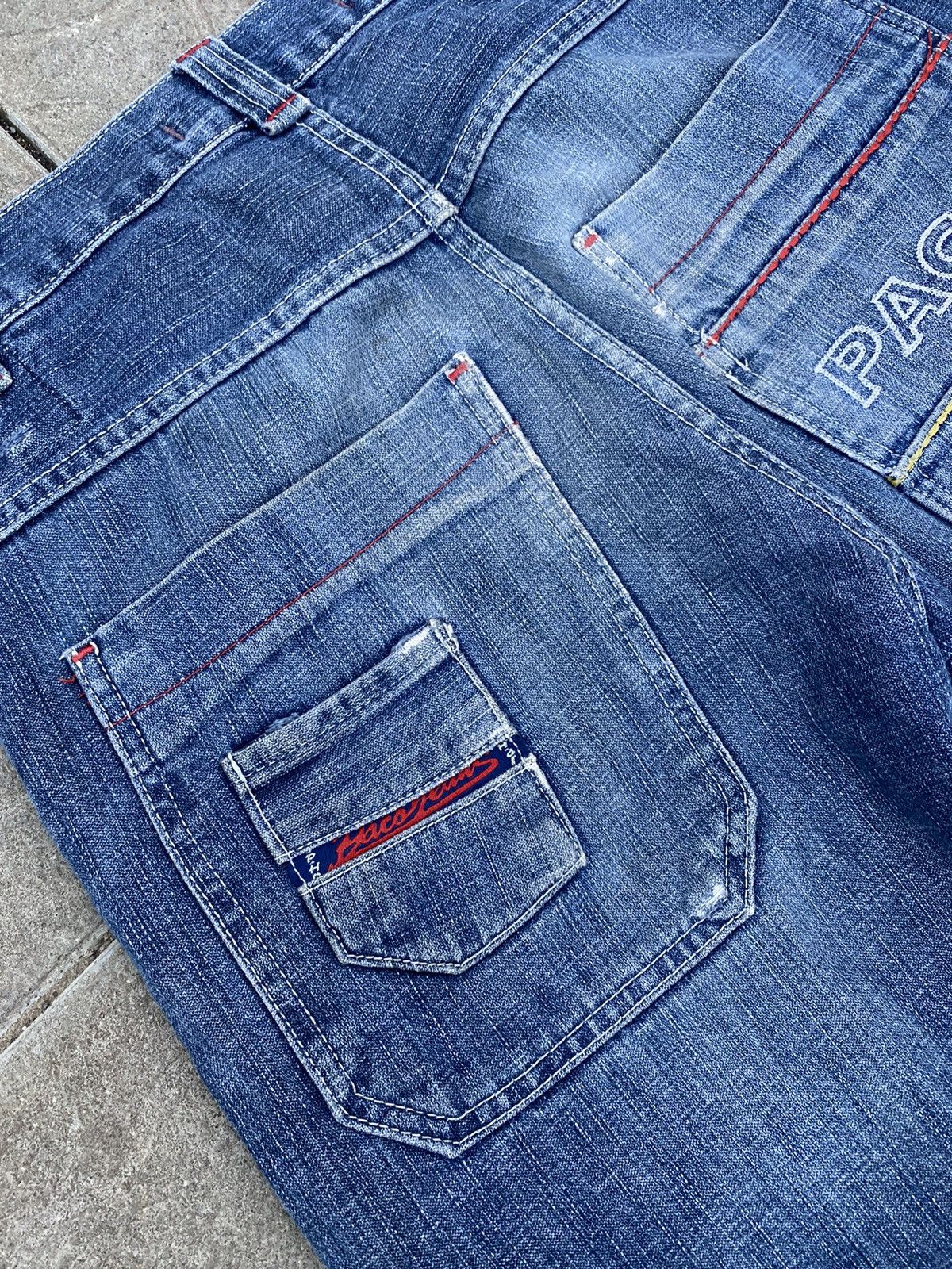 JNCO × Vintage ‼️LAST DROP‼️Vintage 90s Paco Rap Baggy Patched Jeans Size US 32 / EU 48 - 6 Thumbnail