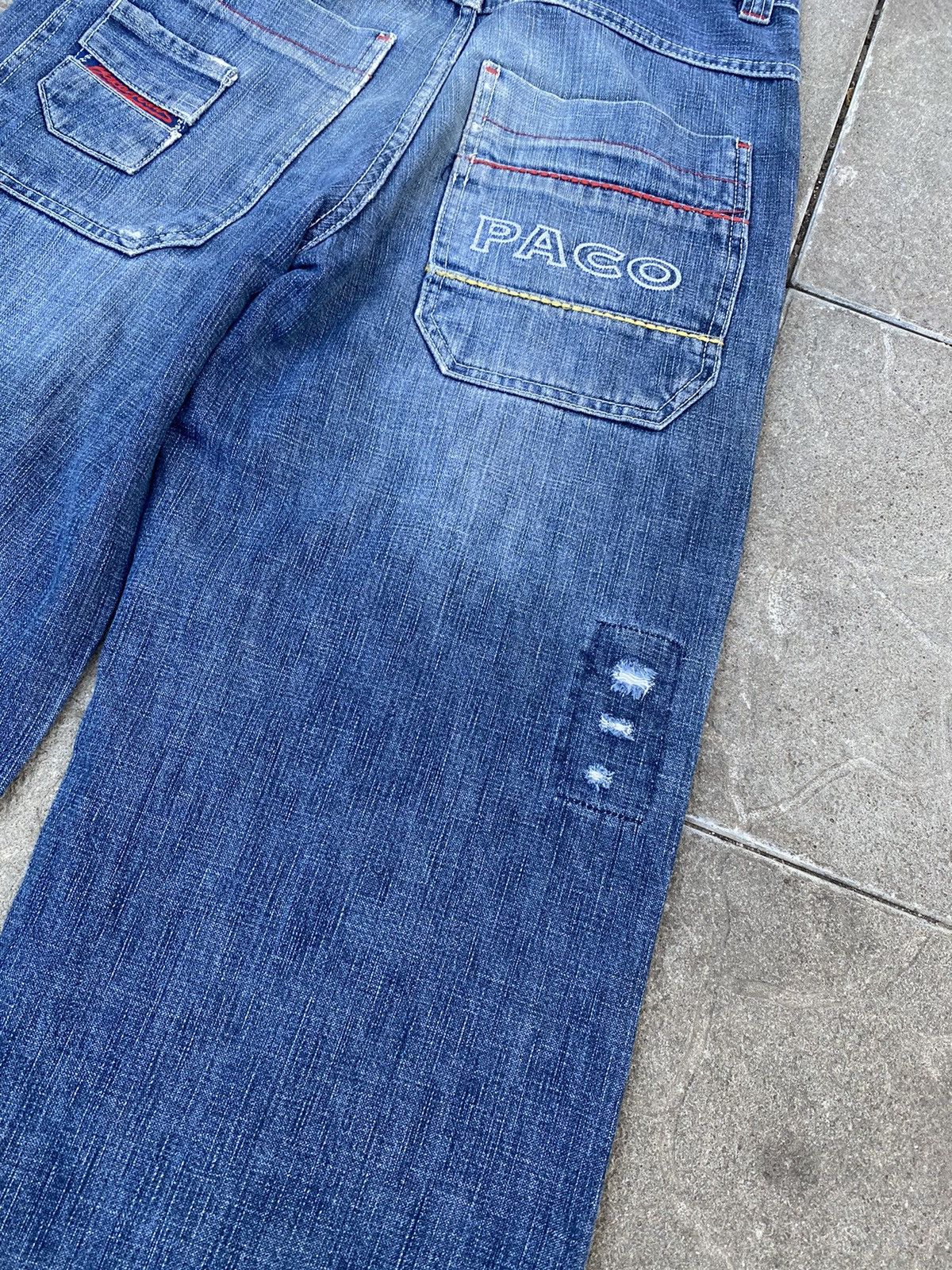 JNCO × Vintage ‼️LAST DROP‼️Vintage 90s Paco Rap Baggy Patched Jeans Size US 32 / EU 48 - 8 Thumbnail