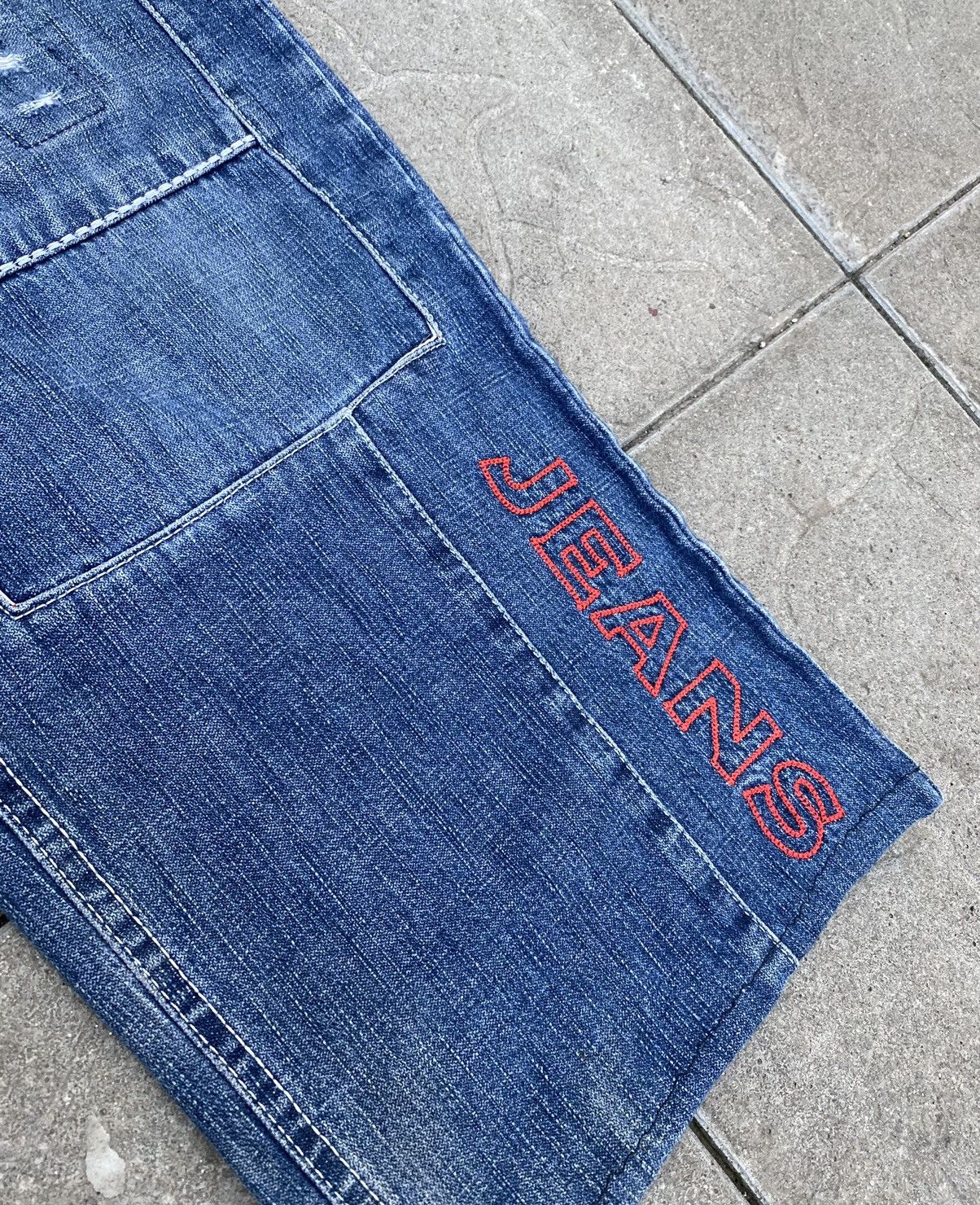JNCO × Vintage ‼️LAST DROP‼️Vintage 90s Paco Rap Baggy Patched Jeans Size US 32 / EU 48 - 5 Thumbnail