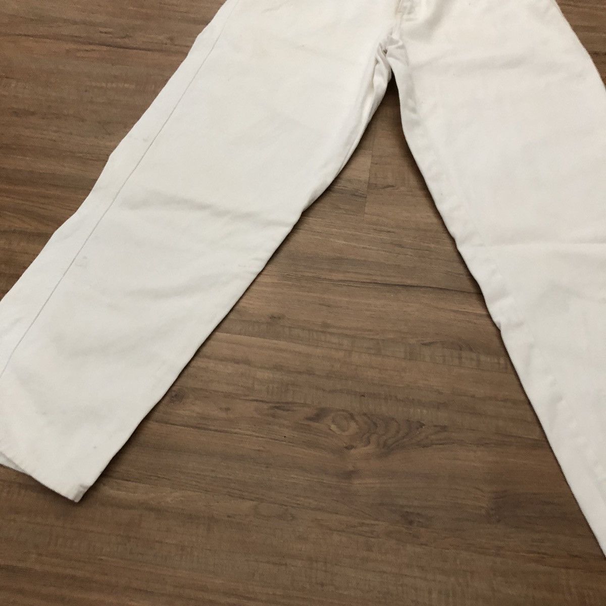Guess × Vintage 90’s Guess White Jeans Hip Hop Vibe Size US 29 - 14 Thumbnail