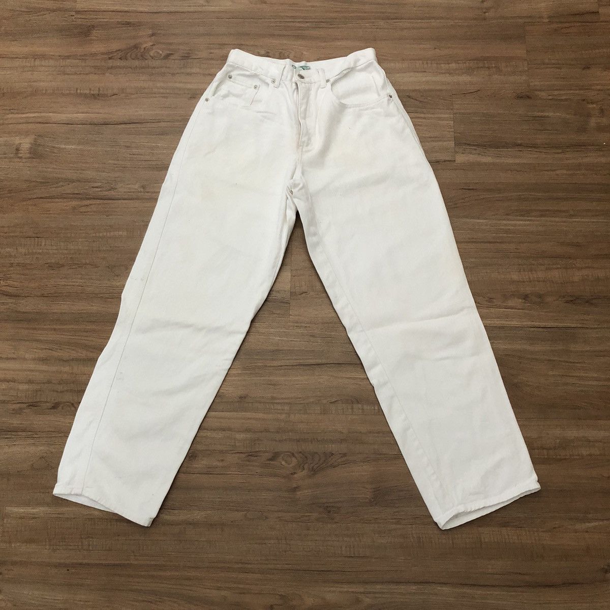 Guess × Vintage 90’s Guess White Jeans Hip Hop Vibe Size US 29 - 2 Thumbnail