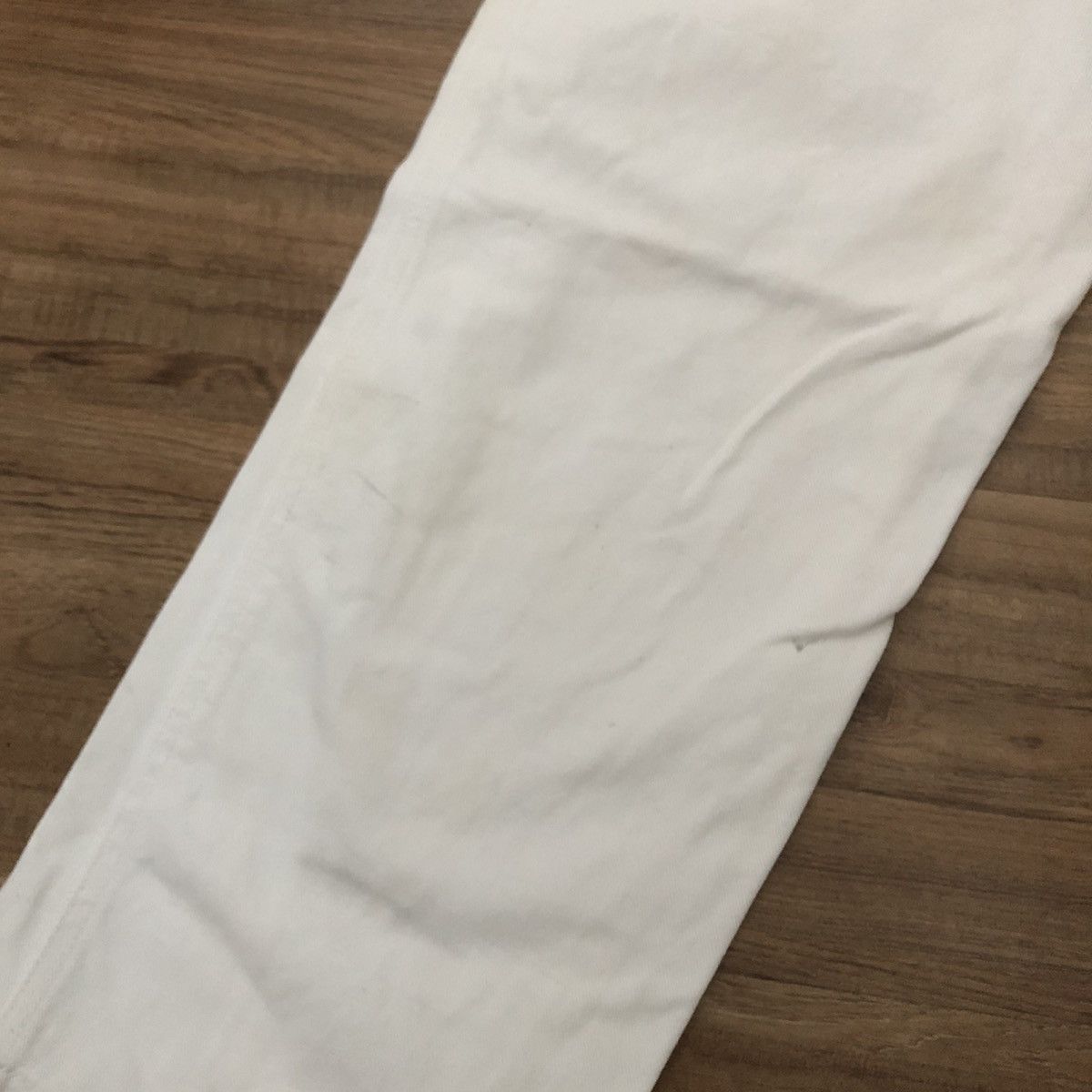 Guess × Vintage 90’s Guess White Jeans Hip Hop Vibe Size US 29 - 11 Thumbnail