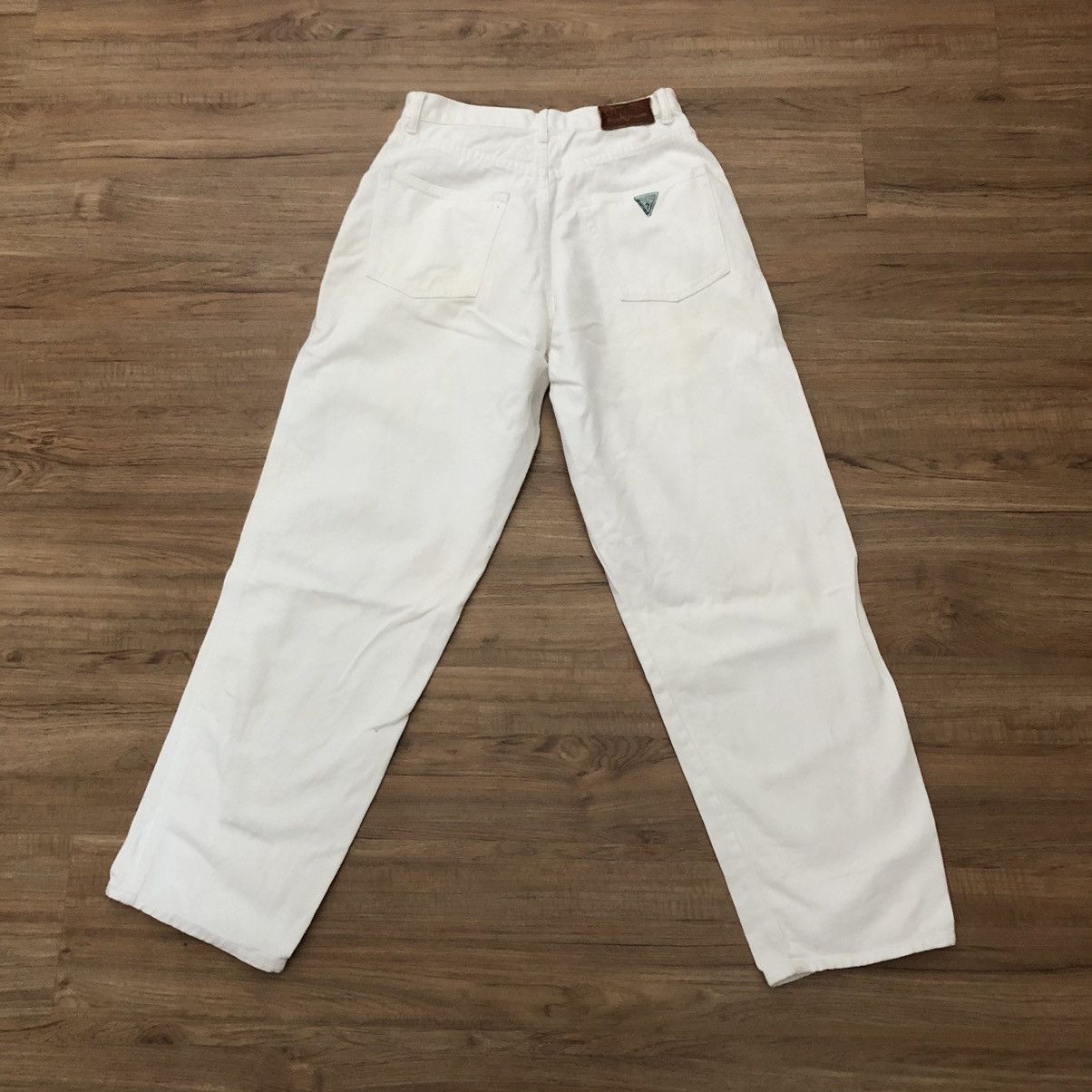 Guess × Vintage 90’s Guess White Jeans Hip Hop Vibe Size US 29 - 1 Thumbnail