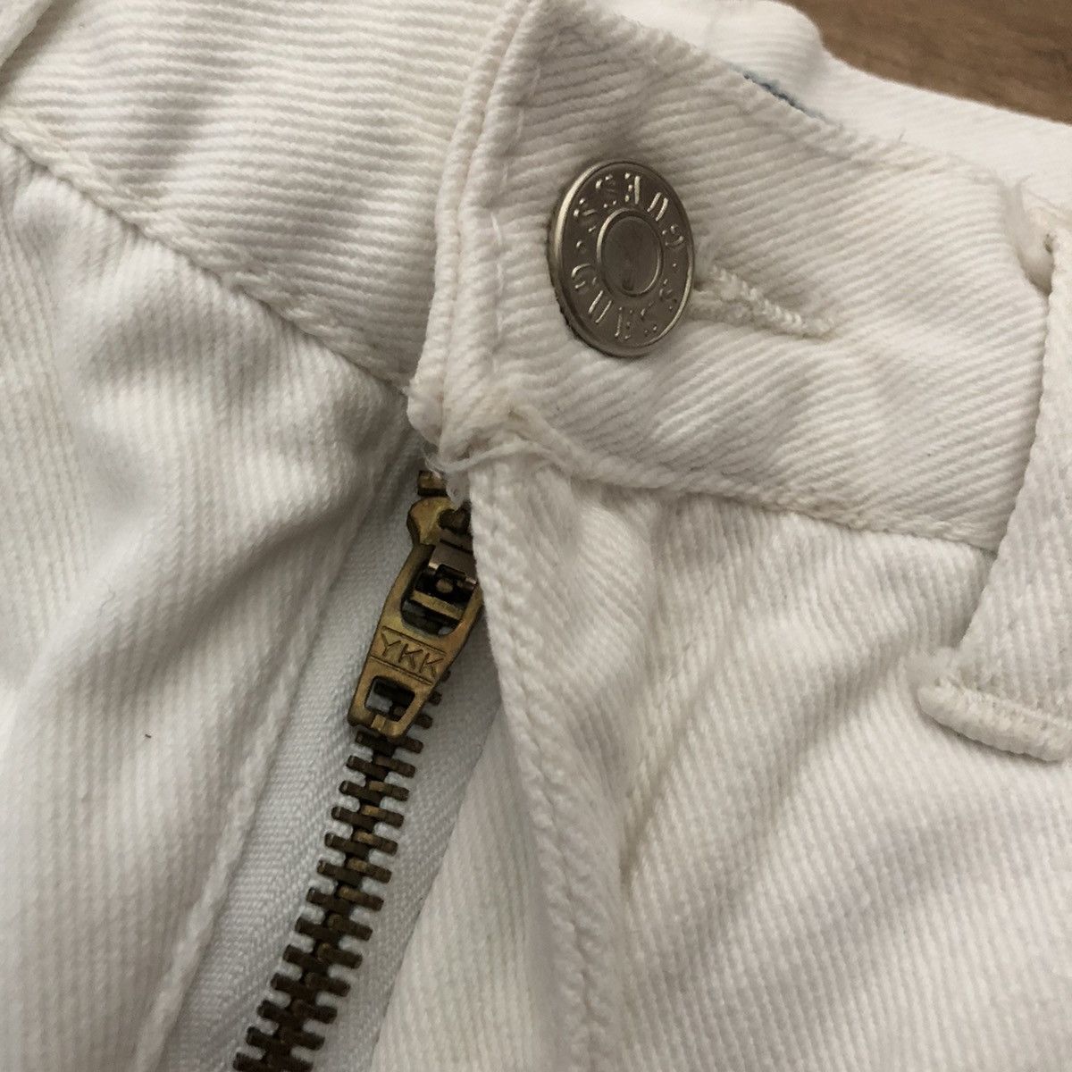 Guess × Vintage 90’s Guess White Jeans Hip Hop Vibe Size US 29 - 10 Thumbnail
