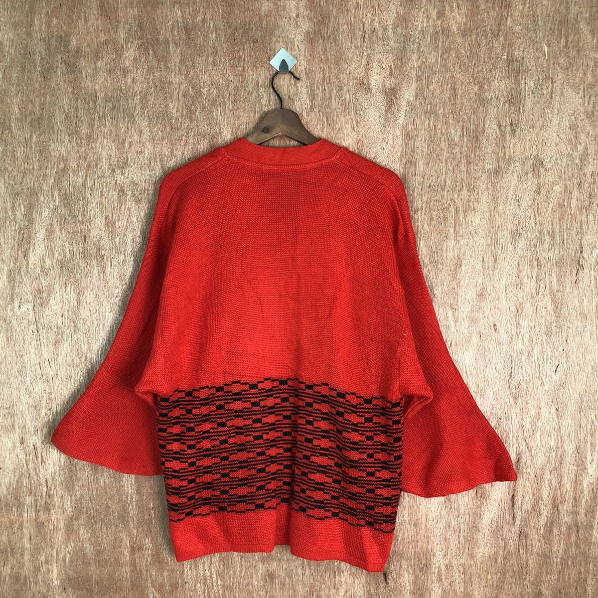 Homespun Knitwear Japanese Haori Knit Kimono Cardigan #297 Size M / US 6-8 / IT 42-44 - 4 Thumbnail