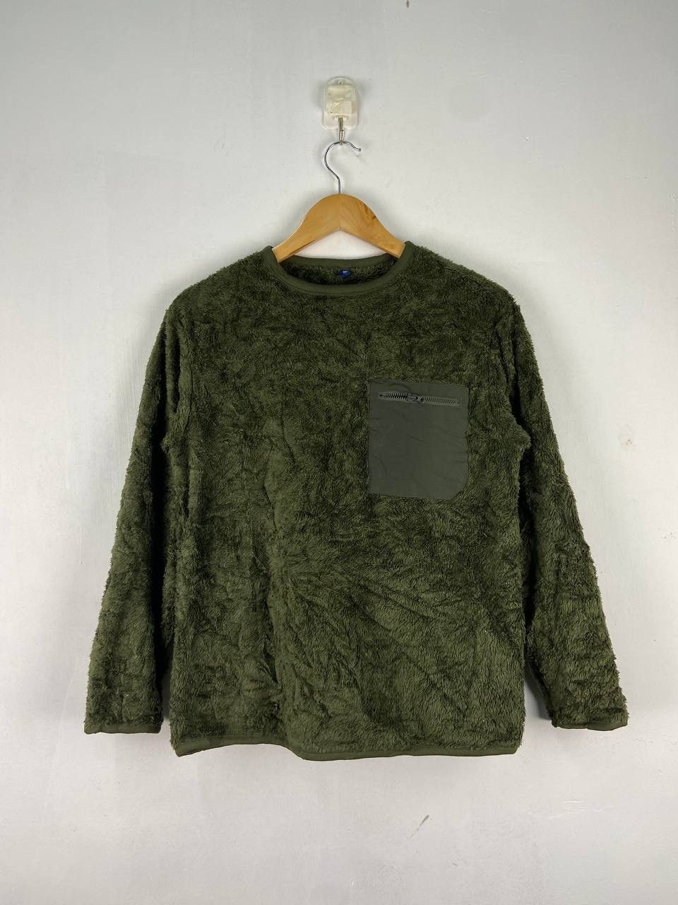 Uniqlo Uniqlo Fleece Retro Sweater Sweatshirt Size S / US 4 / IT 40 - 2 Thumbnail