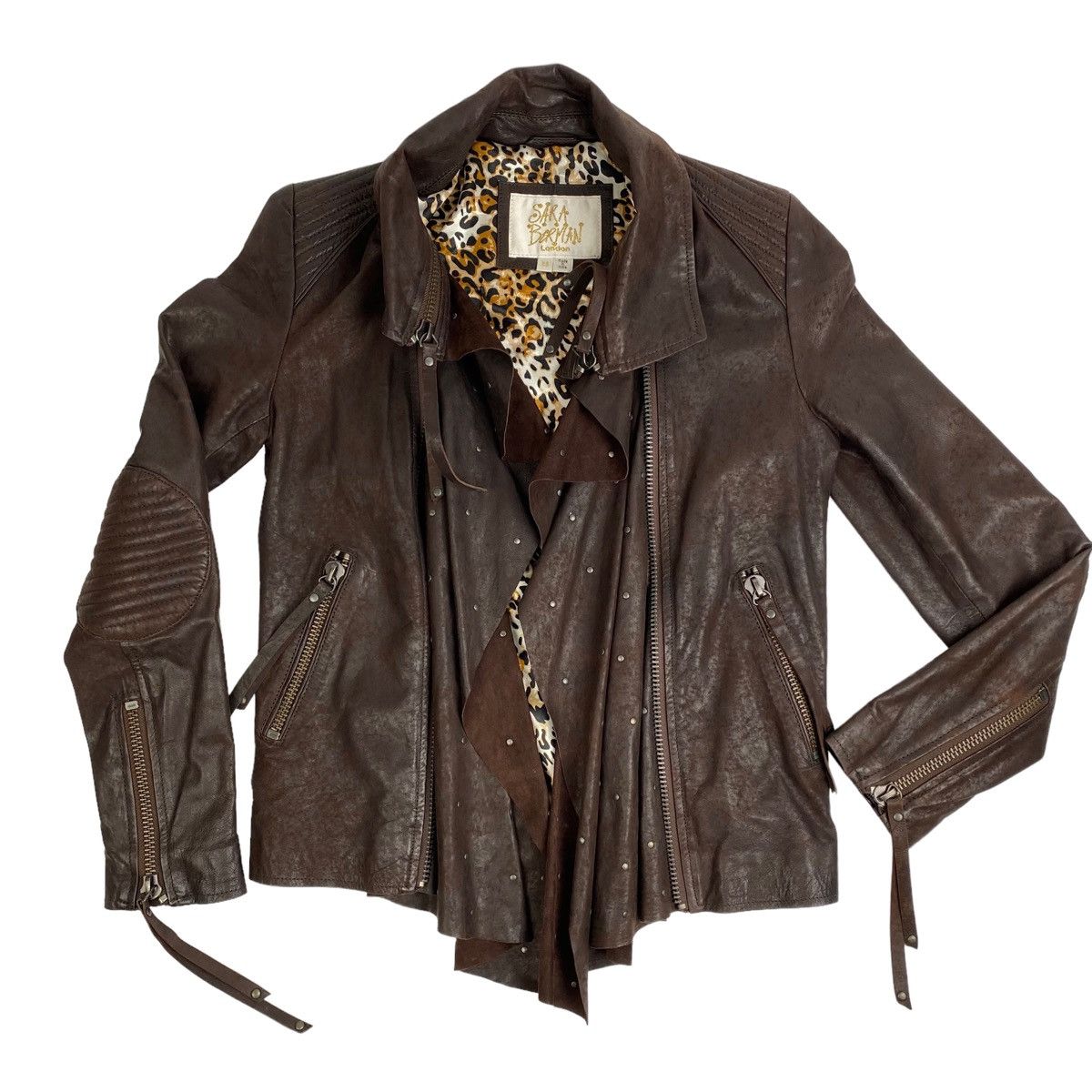 Sara leather jacket cheap