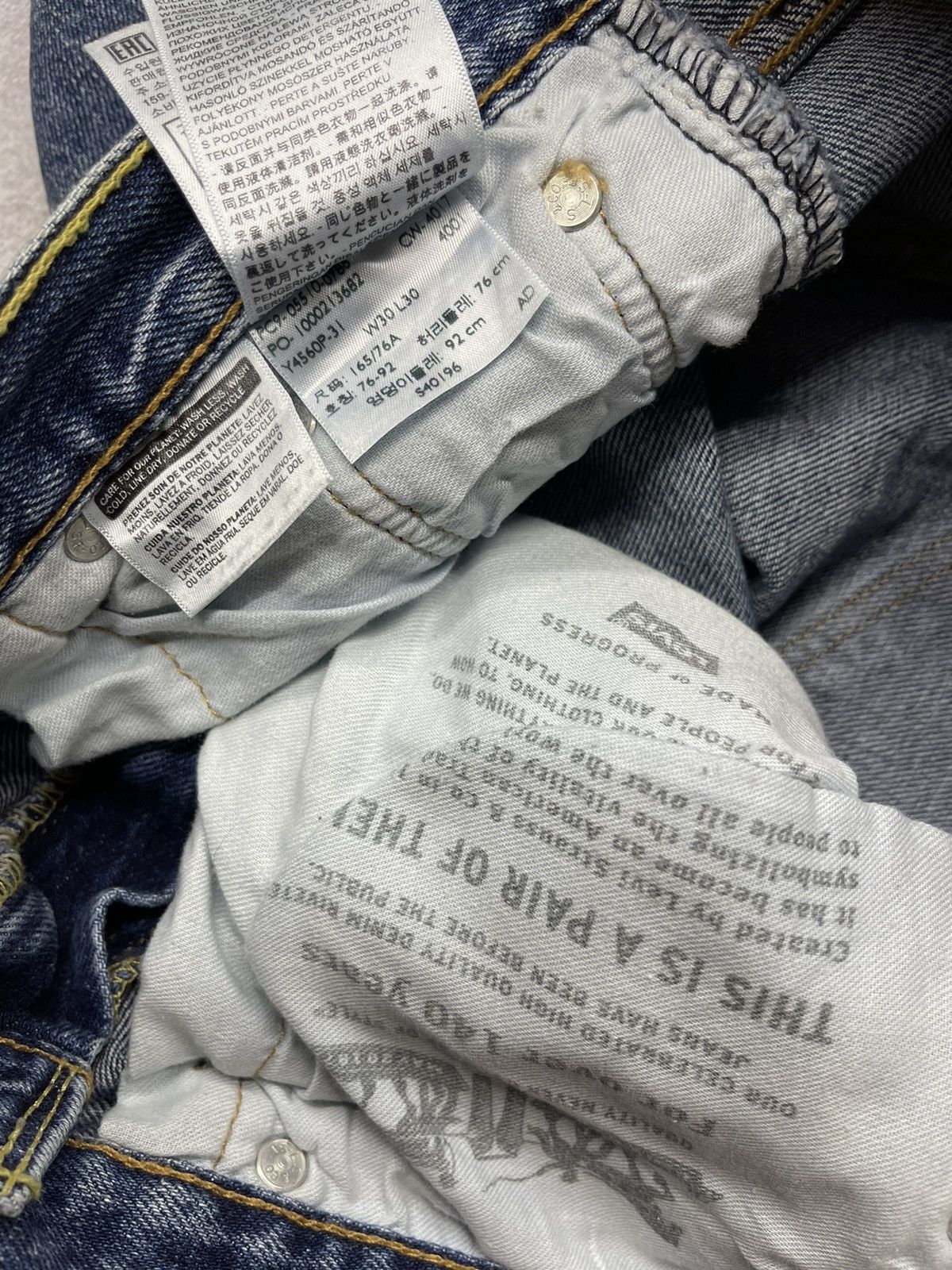 Levi's Mens Levis 510 Denim Shorts Blue Size 30 Size US 30 / EU 46 - 7 Thumbnail