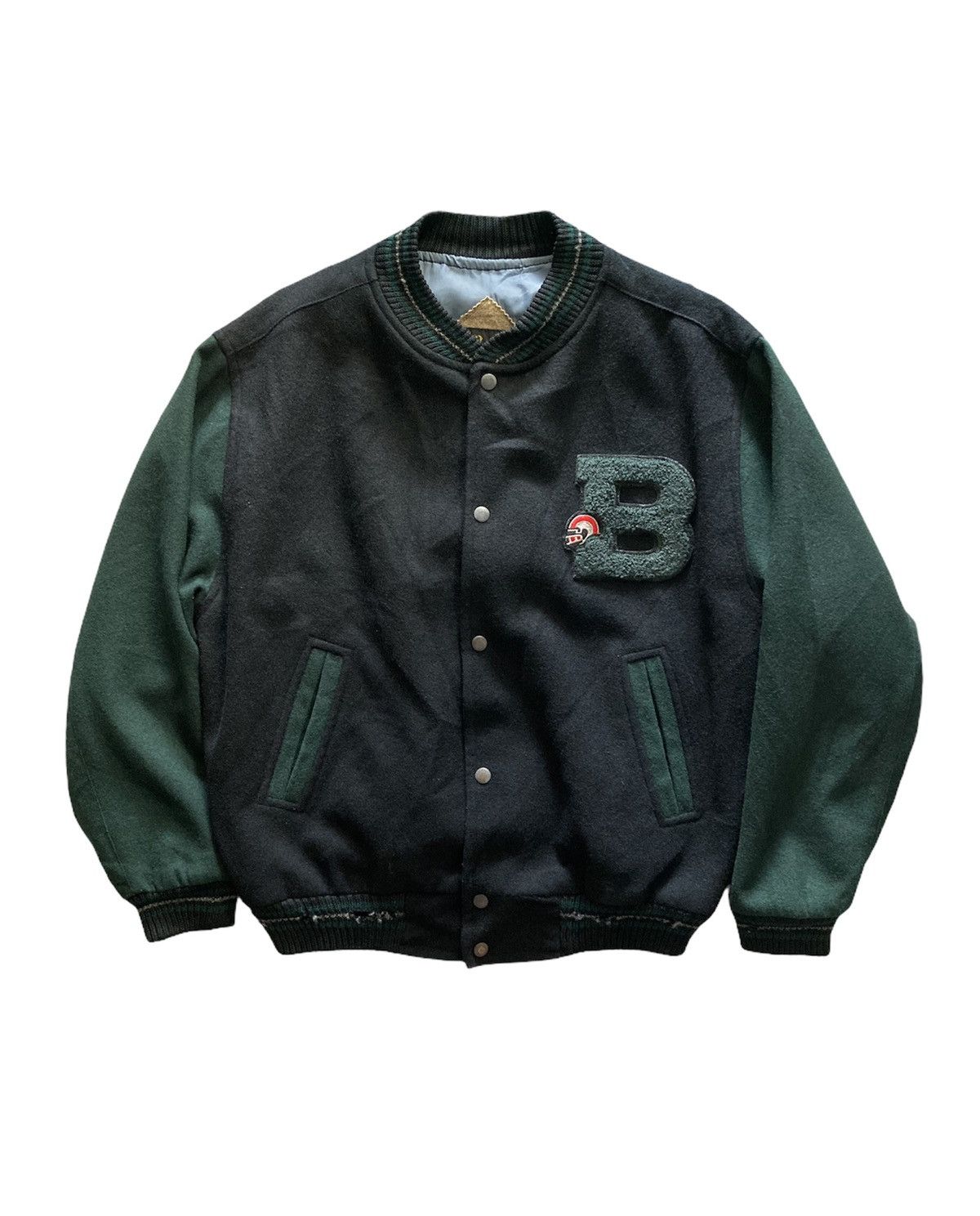 NFL Vintage the doctor wool lettering varsity jacket Size US M / EU 48-50 / 2 - 1 Thumbnail