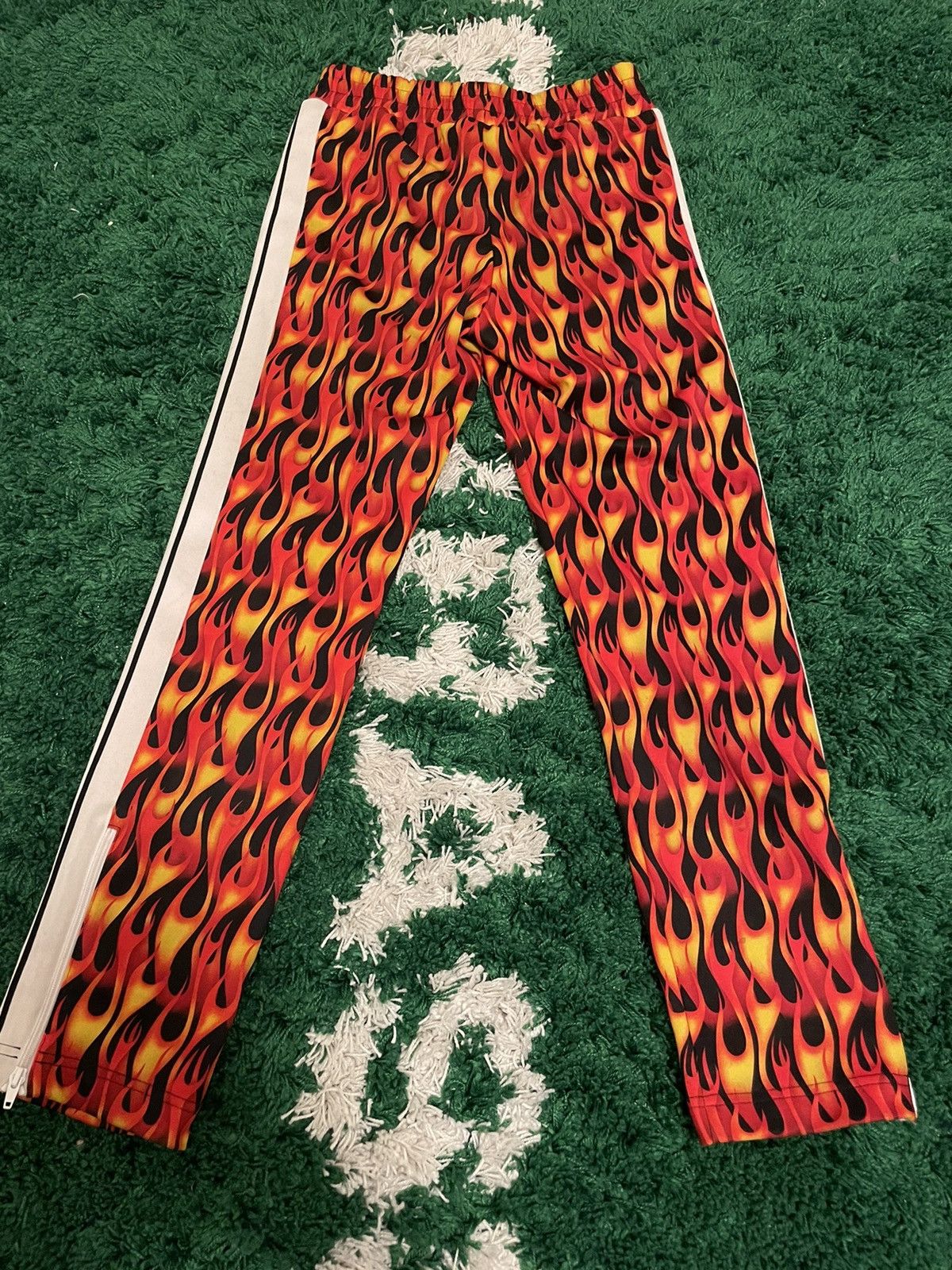 Palm angels flame print track pants hotsell