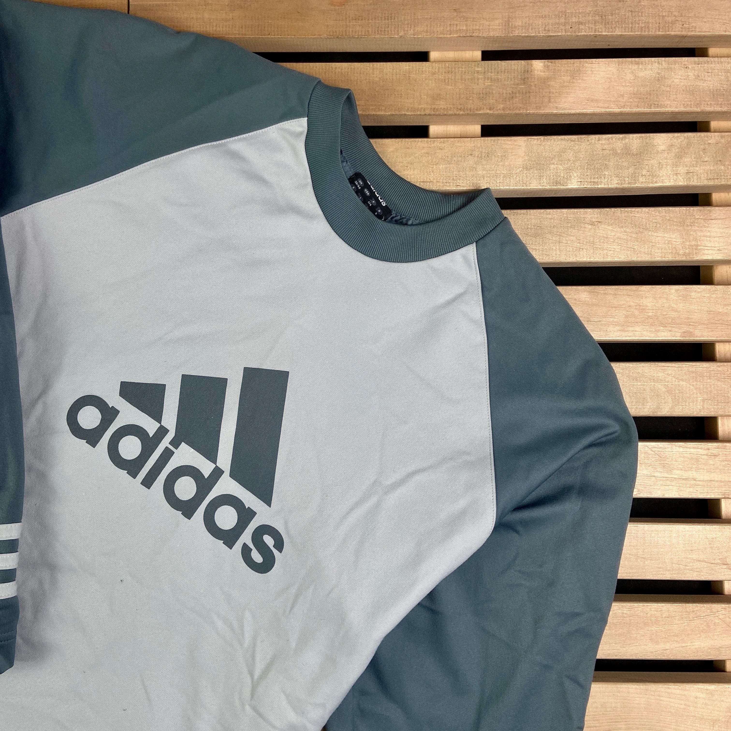 Adidas × Vintage Mens Sweatshirt Long Sleeve Adidas Big Logo Size S Size US S / EU 44-46 / 1 - 2 Thumbnail
