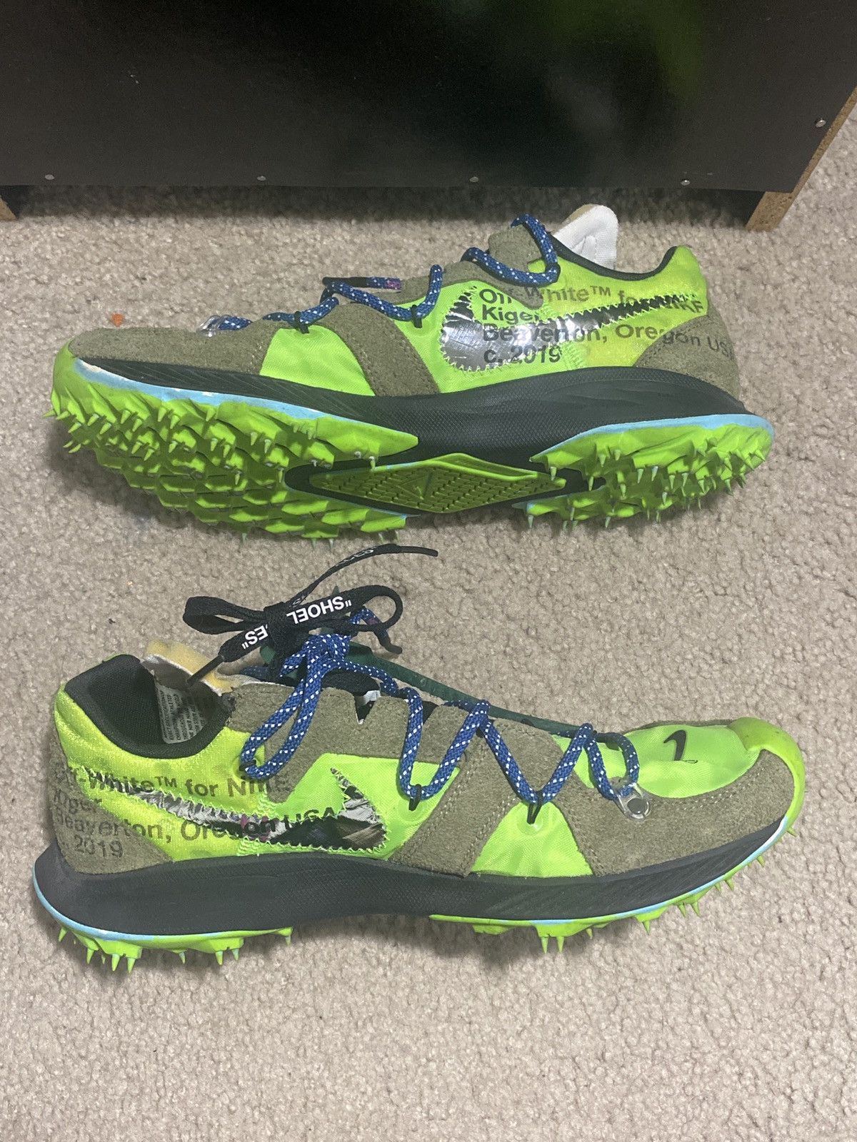 ow x zoom terra kiger 5 electric green