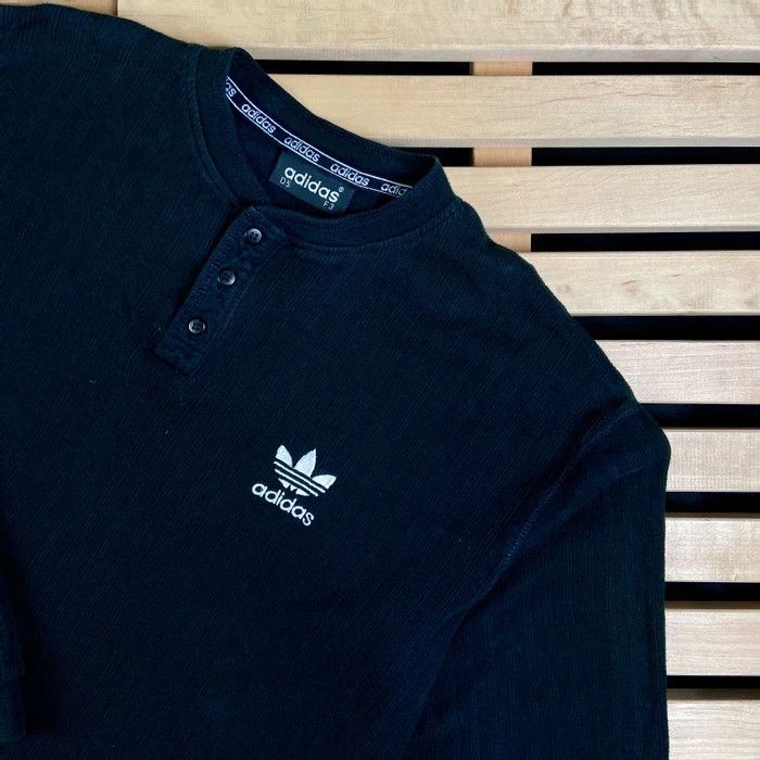 Adidas × Vintage Mens Long Sleeve Sweatshirt Adidas Originals Vintage Size M Size US M / EU 48-50 / 2 - 2 Thumbnail