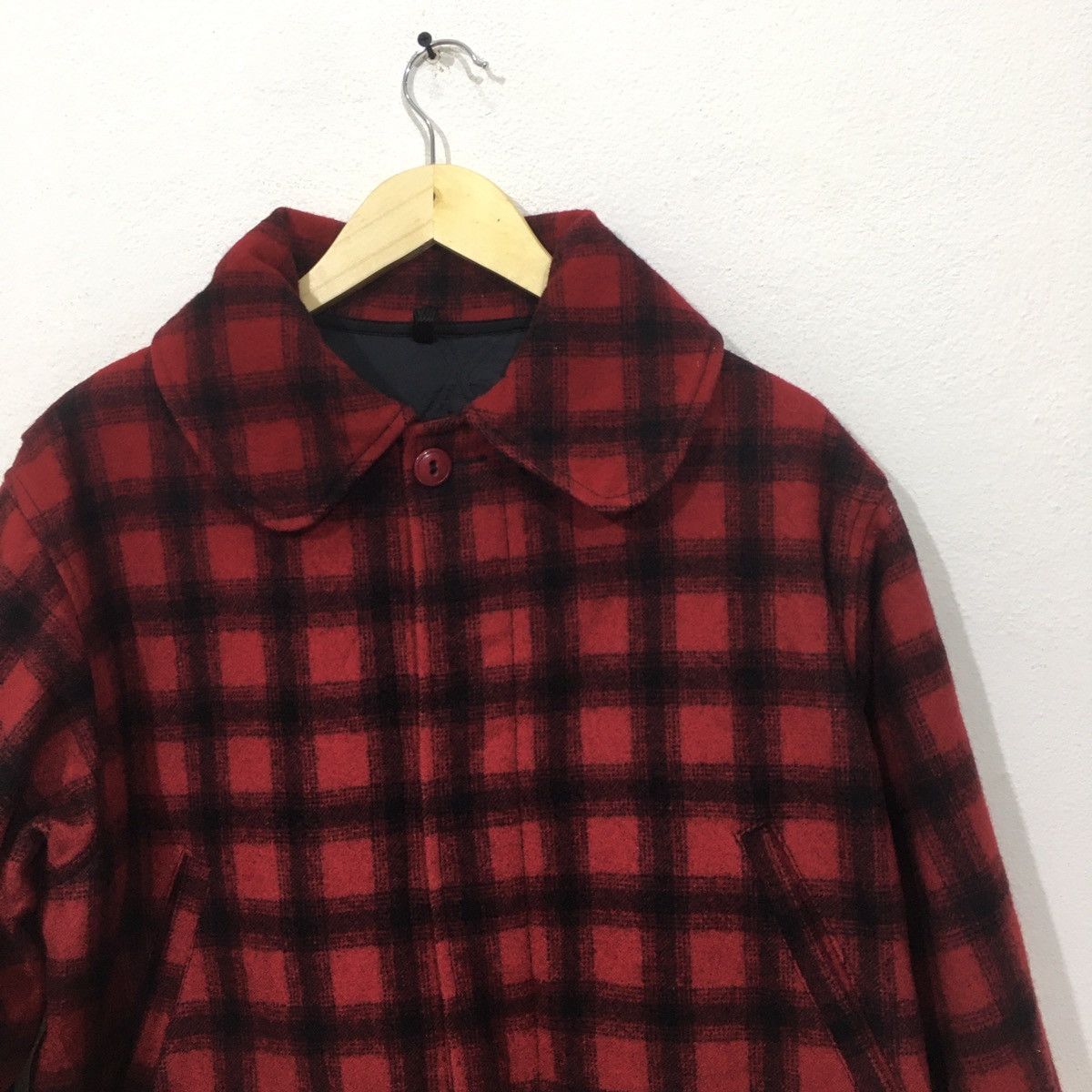 Vintage × Woolrich Woolen Mills Vintage Woolrich Checked Tartan Wool Jacket Size US L / EU 52-54 / 3 - 4 Thumbnail