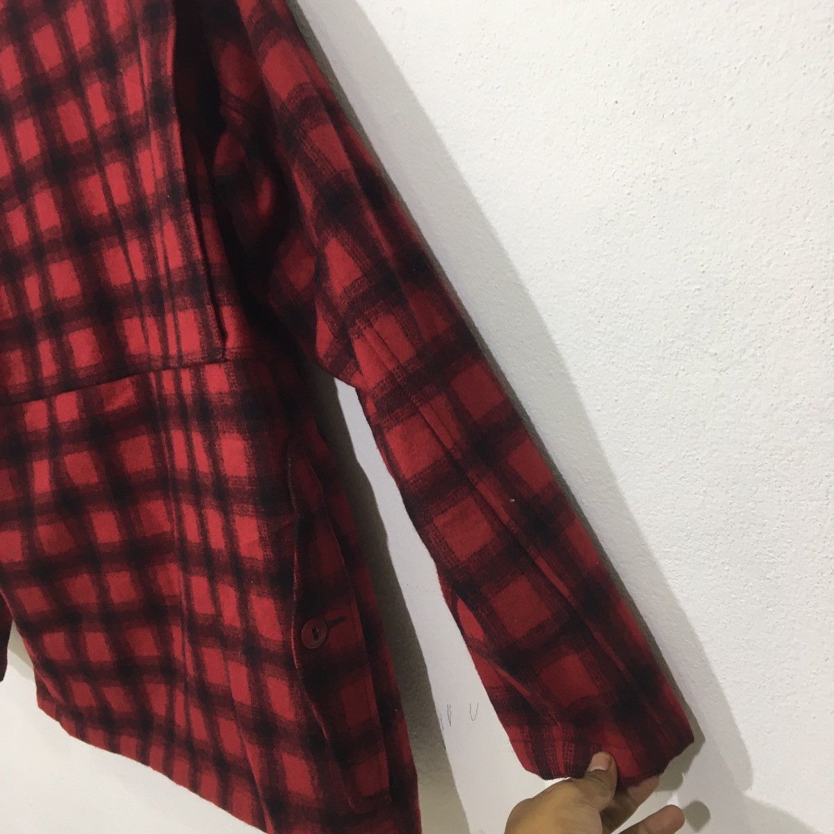 Vintage × Woolrich Woolen Mills Vintage Woolrich Checked Tartan Wool Jacket Size US L / EU 52-54 / 3 - 8 Thumbnail