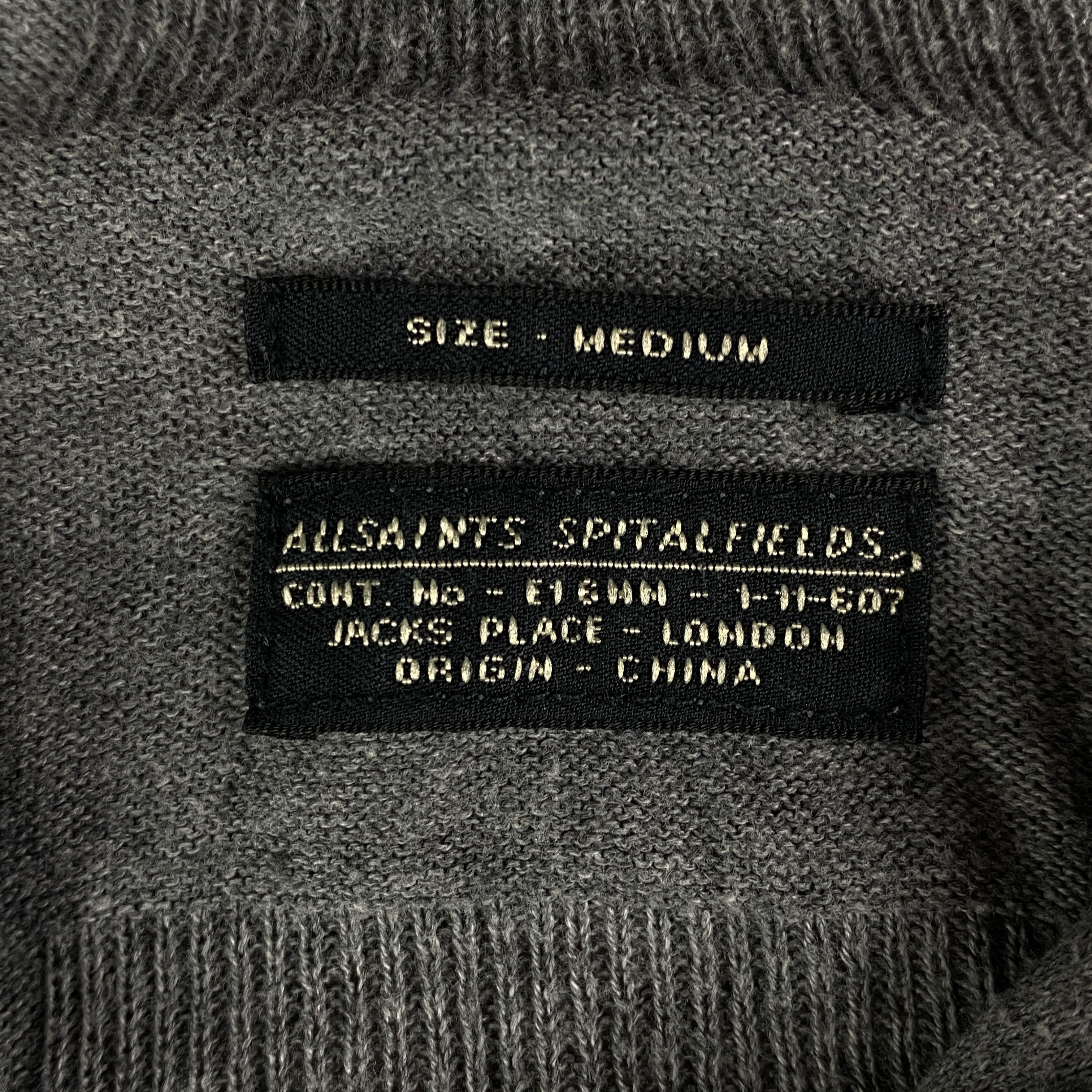 Allsaints Mens Hoodies Full Zip Allsaints Size M Size US M / EU 48-50 / 2 - 4 Thumbnail