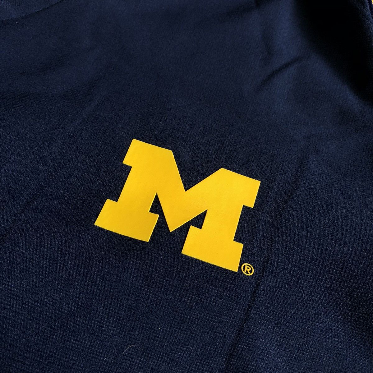 Jordan Brand Vintage Air Jordan Michigan Wolverines Mock Neck Logo Jacket Size US XXL / EU 58 / 5 - 6 Thumbnail