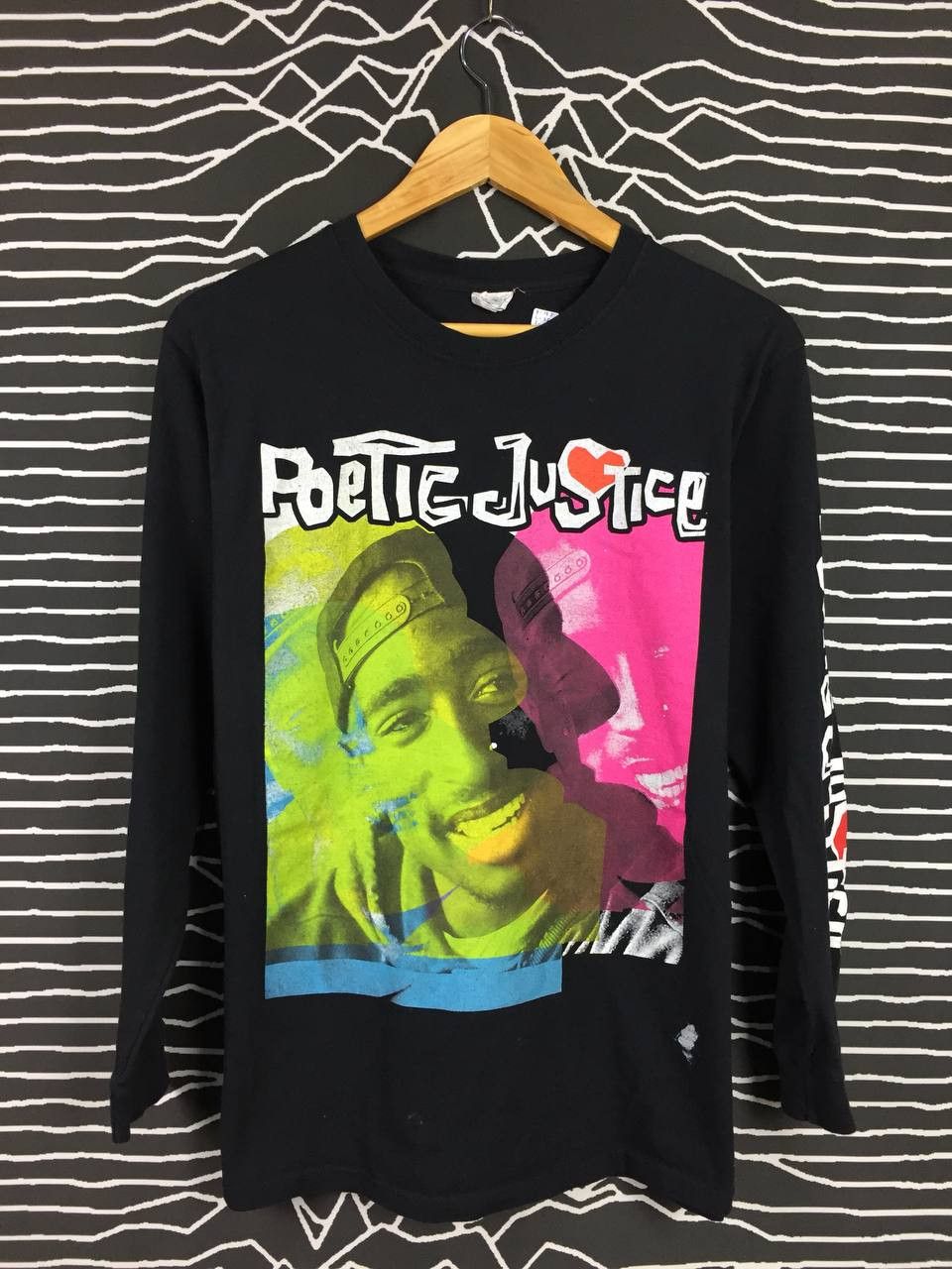 Rap Tees Vtg Poetic Justice Movie Tupac Shakur Janet Jackson Raptees Size US M / EU 48-50 / 2 - 2 Thumbnail
