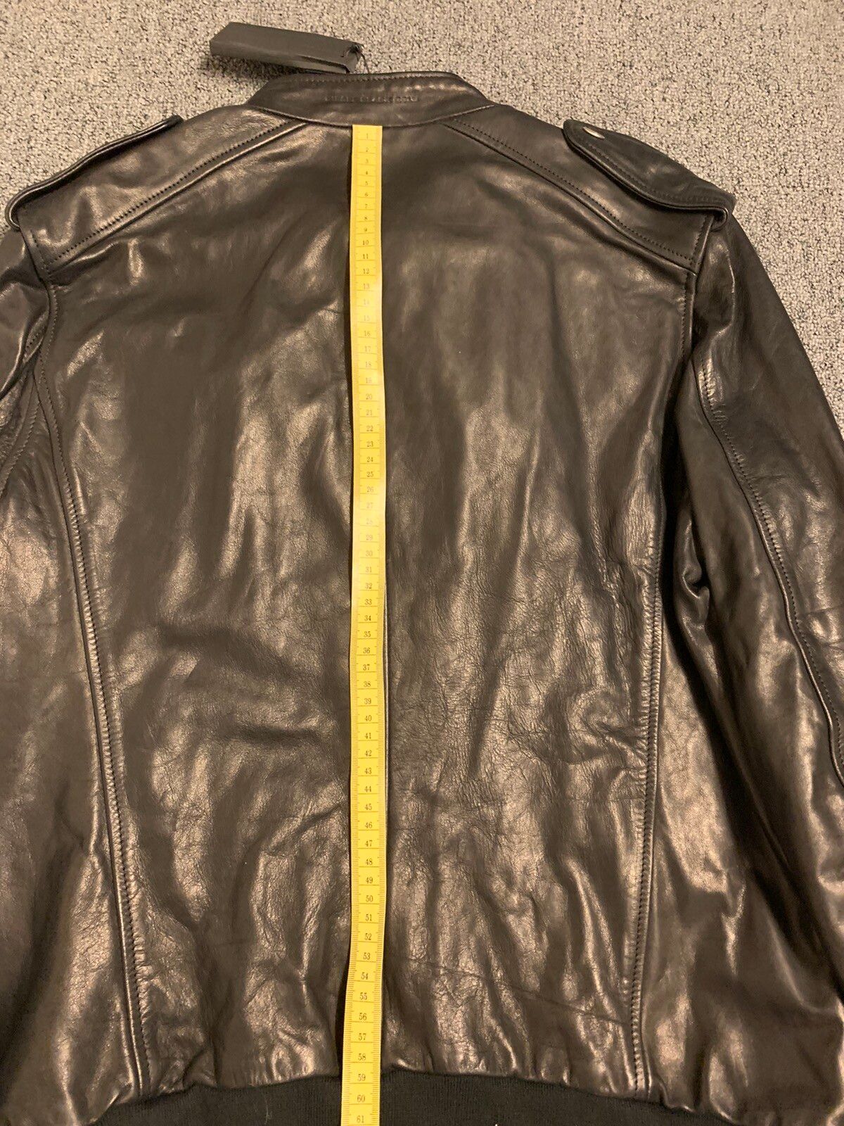 Diesel Black Gold Diesel Black Gold leather jacket with metal badges Size US L / EU 52-54 / 3 - 8 Thumbnail