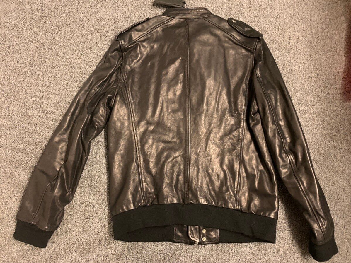 Diesel Black Gold Diesel Black Gold leather jacket with metal badges Size US L / EU 52-54 / 3 - 9 Thumbnail