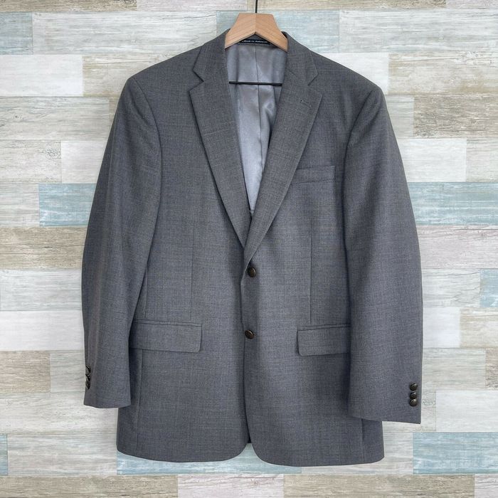 Austin Reed Austin Reed Gold Button Blazer Jacket Gray Mens 40R | Grailed