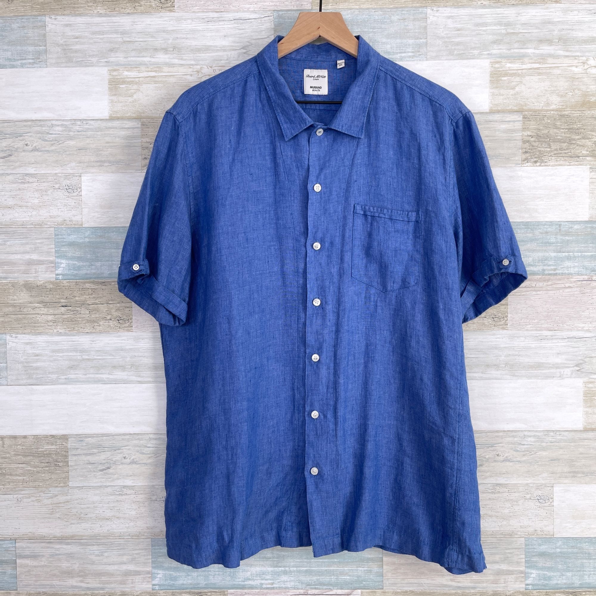 Baird McNutt X MURANO | Shirts | Murano Slim Fit Baird Mcnutt Linen Sport Shirt In Heather Red Size L Nwt 63a1e3af932a8a1725a6df20