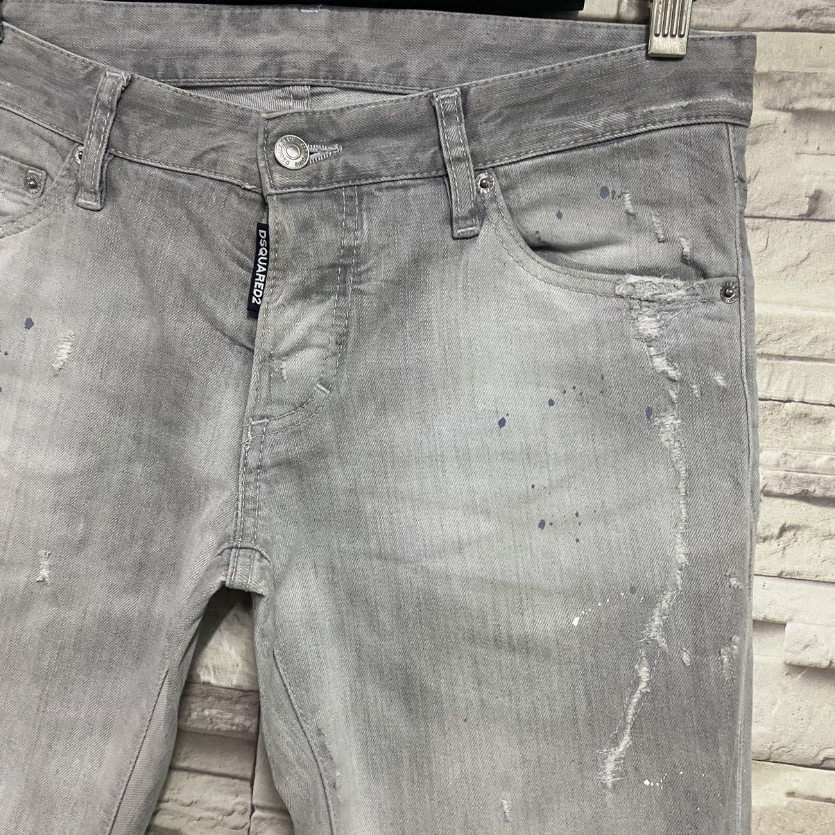 Dsquared2 Dsquared2 Slim Jean Distressed Size US 31 - 7 Thumbnail