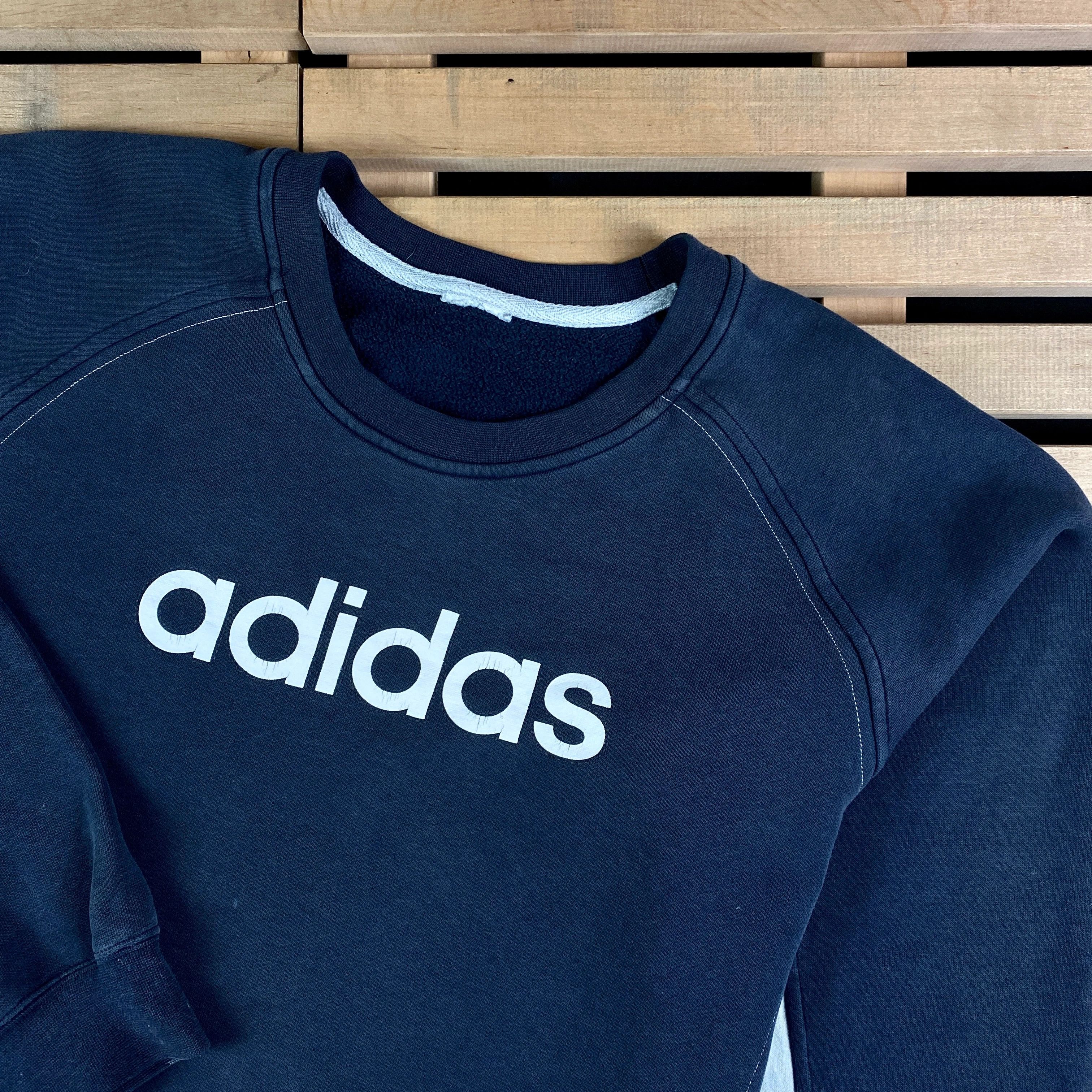 Adidas × Vintage Mens Sweatshirt Adidas Vintage Big Logo Size L Size US L / EU 52-54 / 3 - 2 Thumbnail