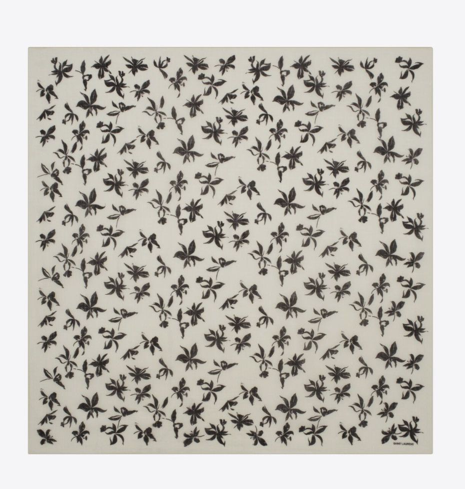 Yves Saint Laurent saint laurent carre orchidee sauvage etamine Size ONE SIZE - 5 Thumbnail