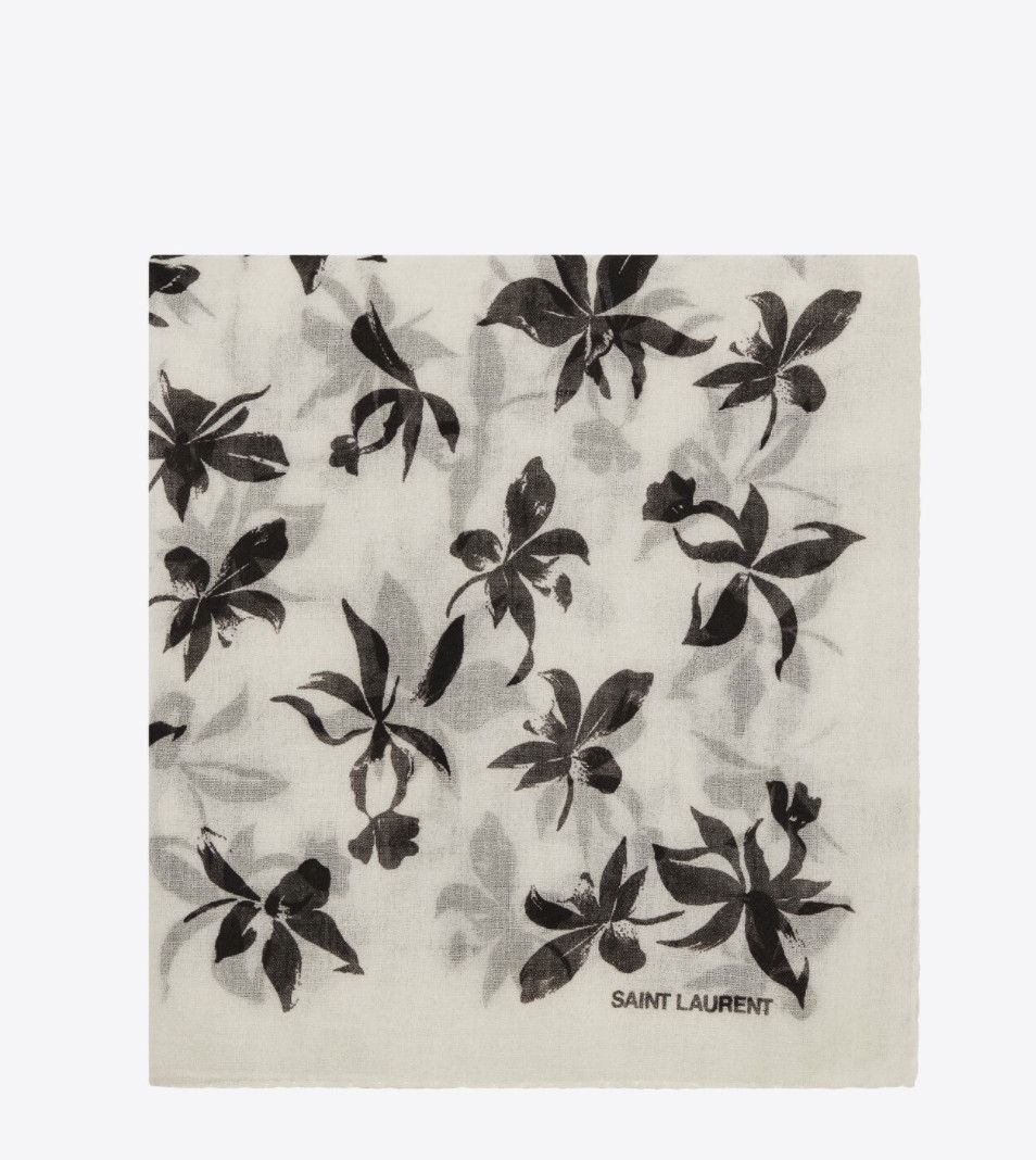 Yves Saint Laurent saint laurent carre orchidee sauvage etamine Size ONE SIZE - 2 Thumbnail