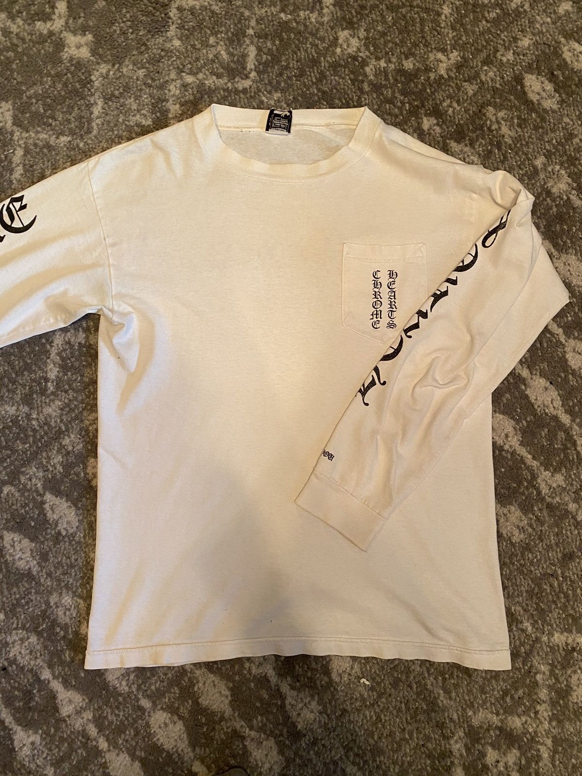 Chrome Hearts Vintage Script Pocket Long Sleeve | Grailed