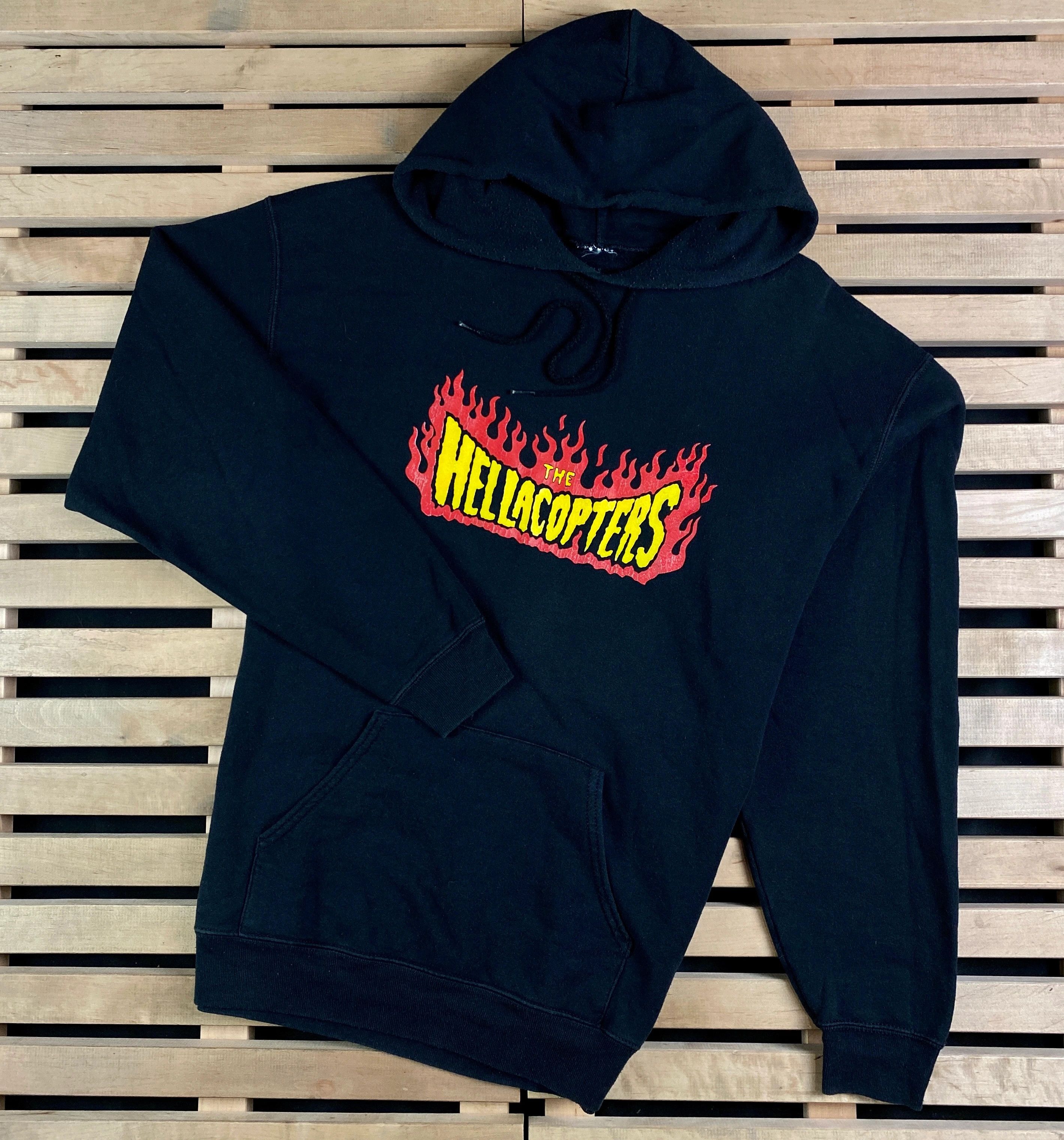 Band Tees × Vintage Mens Hoodies Hella Copters Vintage Size L Size US L / EU 52-54 / 3 - 1 Thumbnail