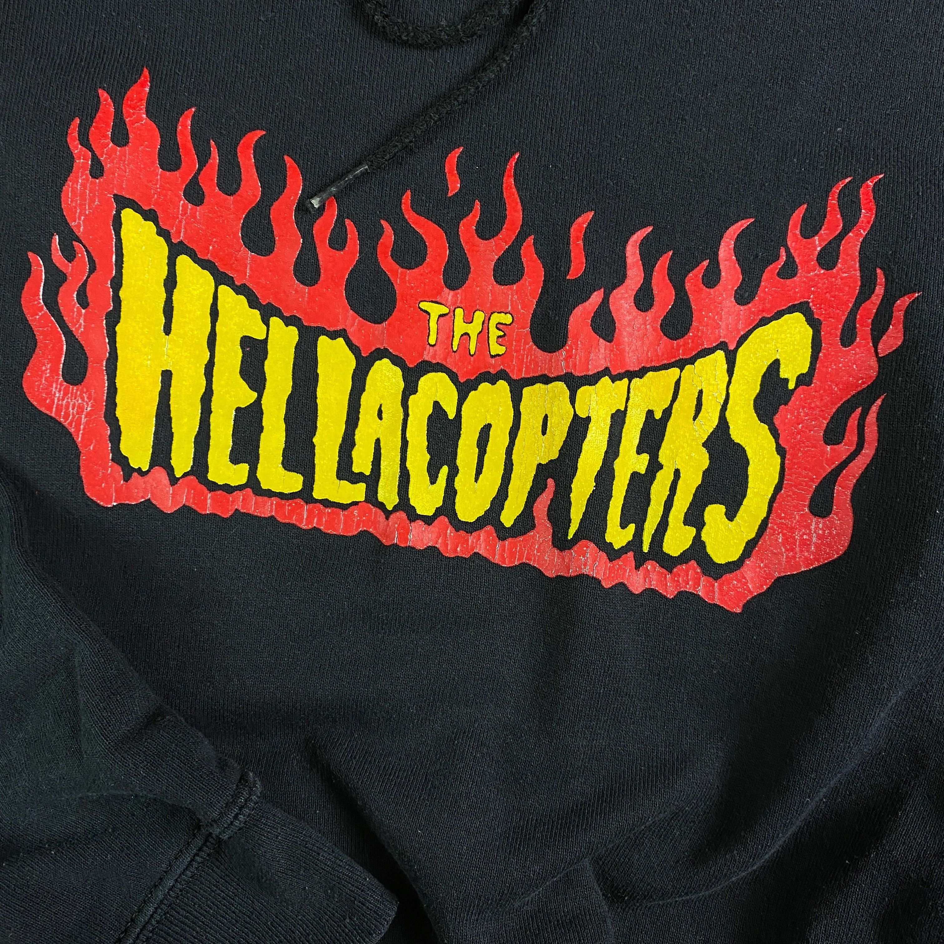 Band Tees × Vintage Mens Hoodies Hella Copters Vintage Size L Size US L / EU 52-54 / 3 - 6 Thumbnail